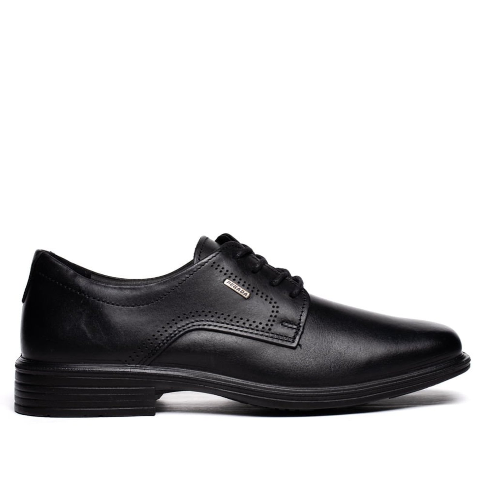 Sapato Social Masculino Pegada Couro Preto