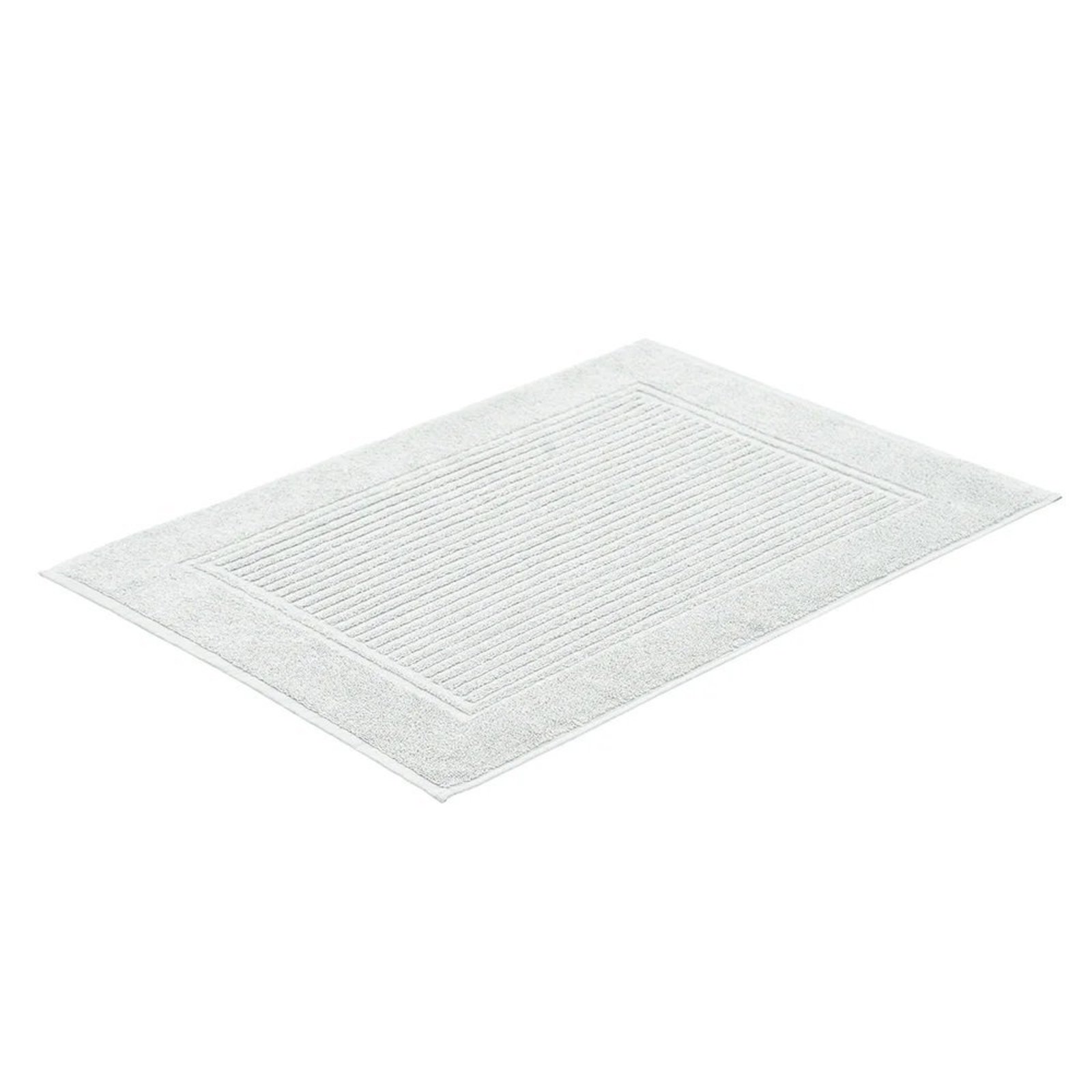 Toalha Para Piso De Banheiro 100% Algodão Canelado 48x70cm Buddemeyer - Cinza 1809
