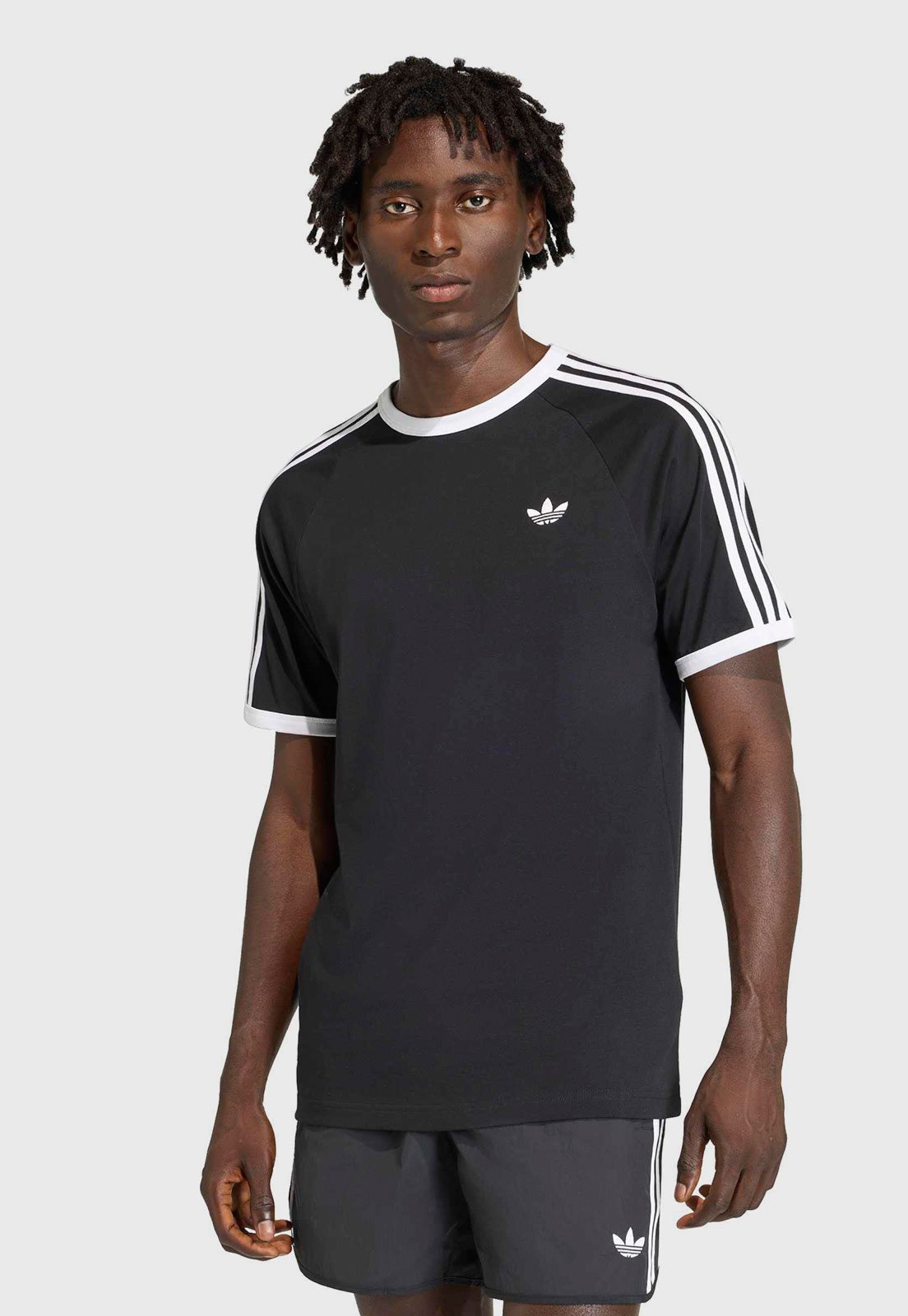 Camiseta adidas Originals 3 Stripes Preta