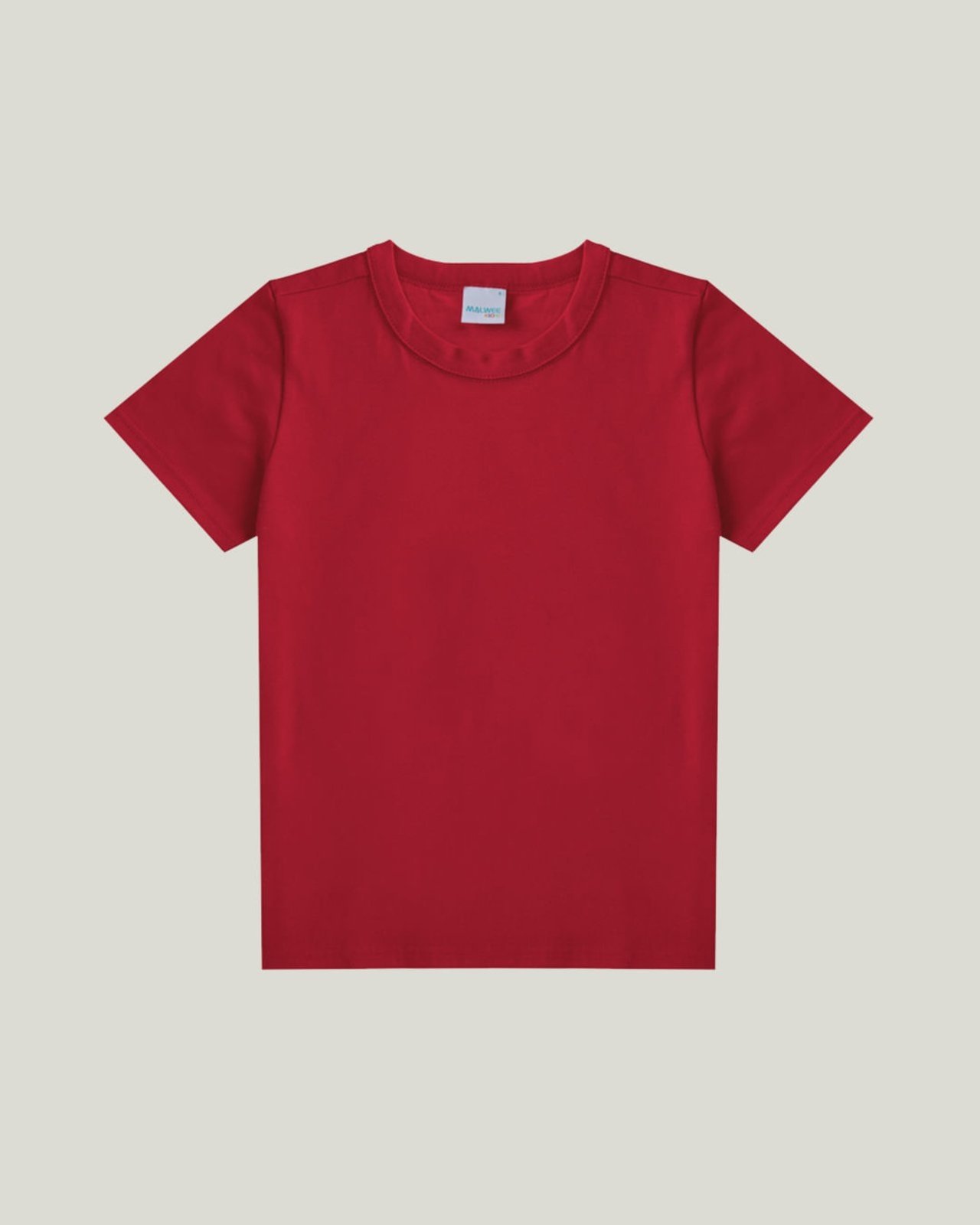 Vista 2 Infantil - Camiseta Menino Decote Redondo Em Malha UV50+ Malwee Malwee Kids vermelho Malwee Kids vermelho