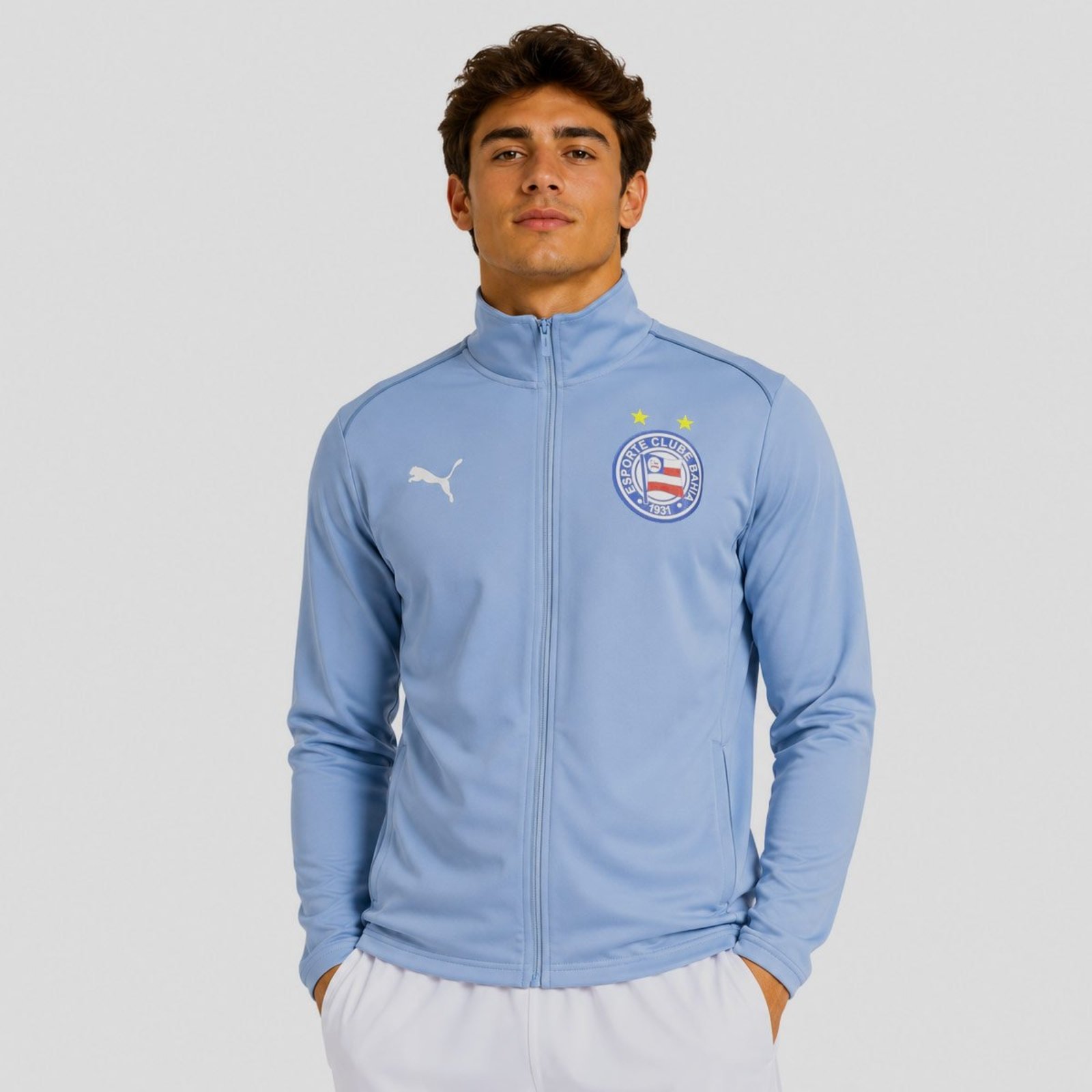 Jaqueta Puma Bahia Track Casual 2025 Azul