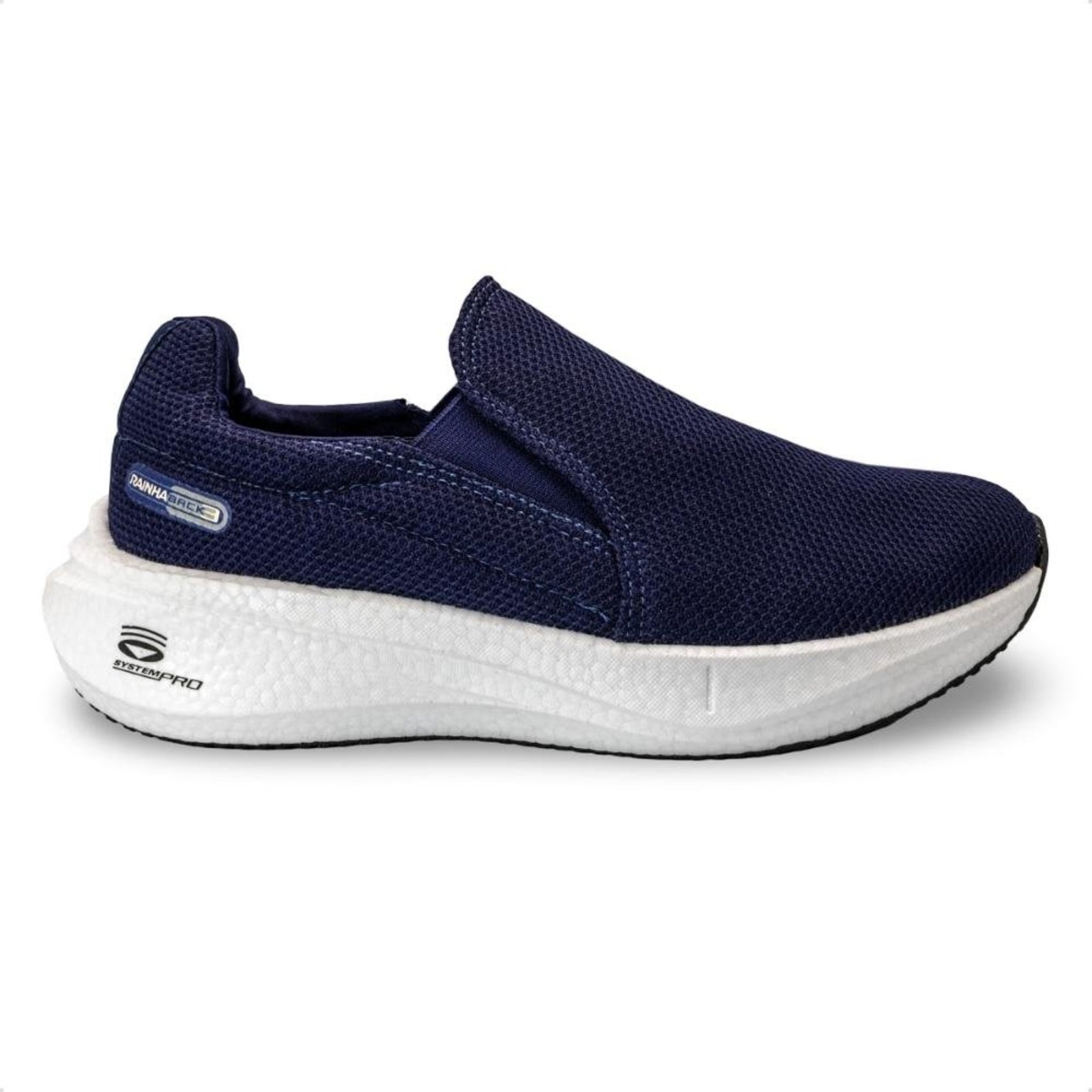 Tênis Rainha Masculino Slip On Back III Azul Marinho
