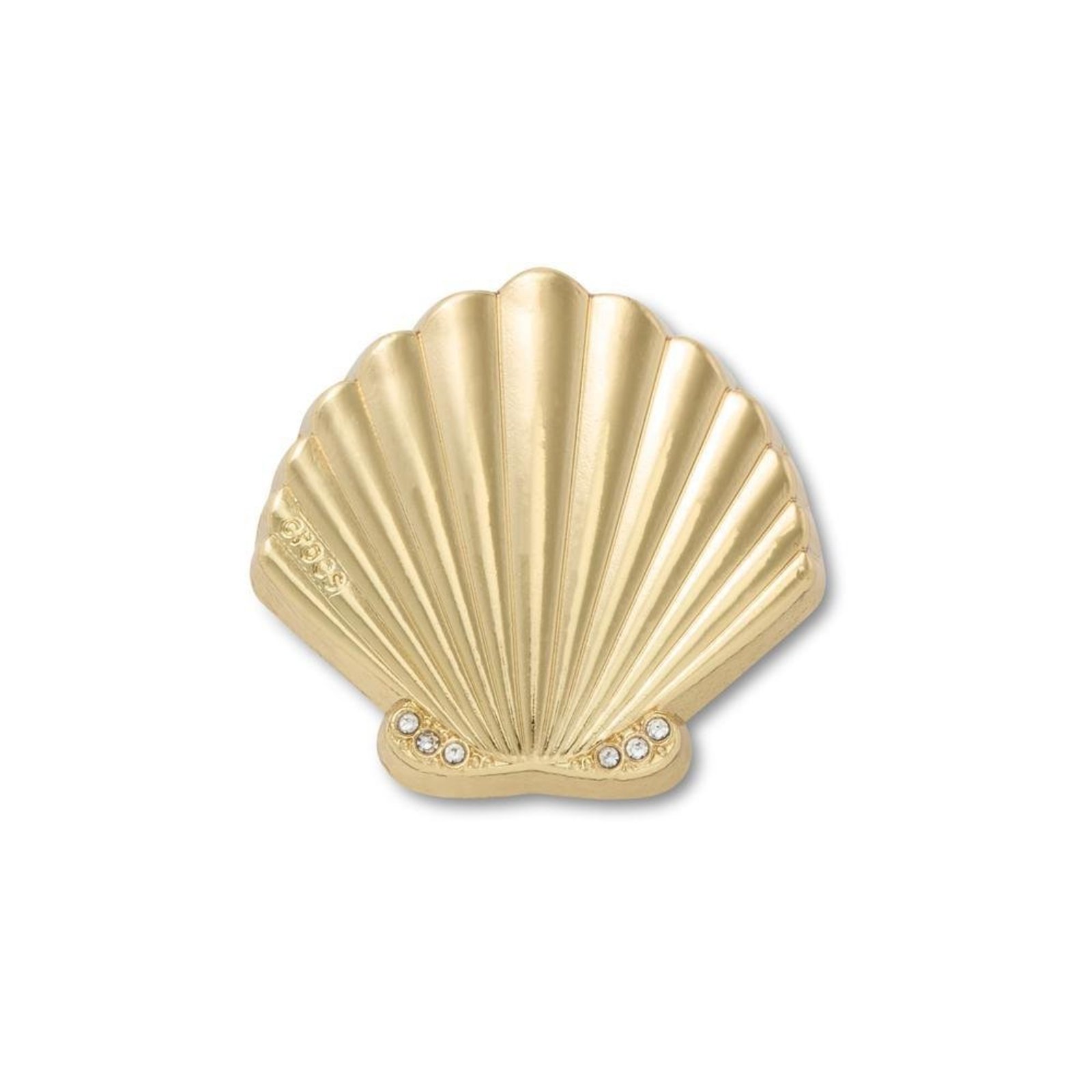 Infantil - Jibbitz™ Concha Marinha Dourada Único Branco