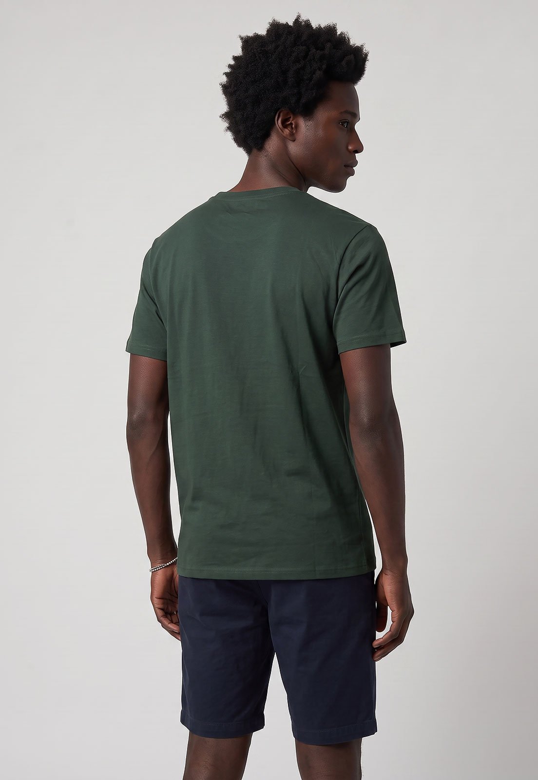 Camiseta Masculina Quiksilver Ice Cold Verde Escuro