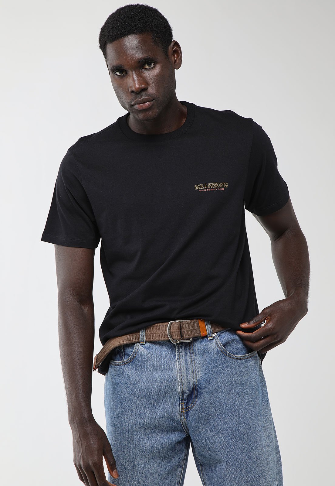 Camiseta Masculina Billabong Window Preta