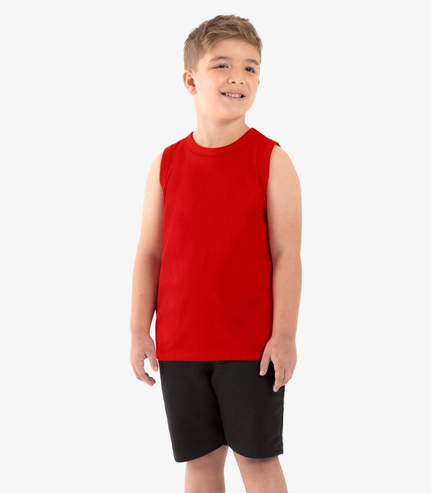 Vista 2 Infantil - Bermuda Básica Menino Rovi Rovitex Kids Básicos preto Rovitex Kids Básicos preto