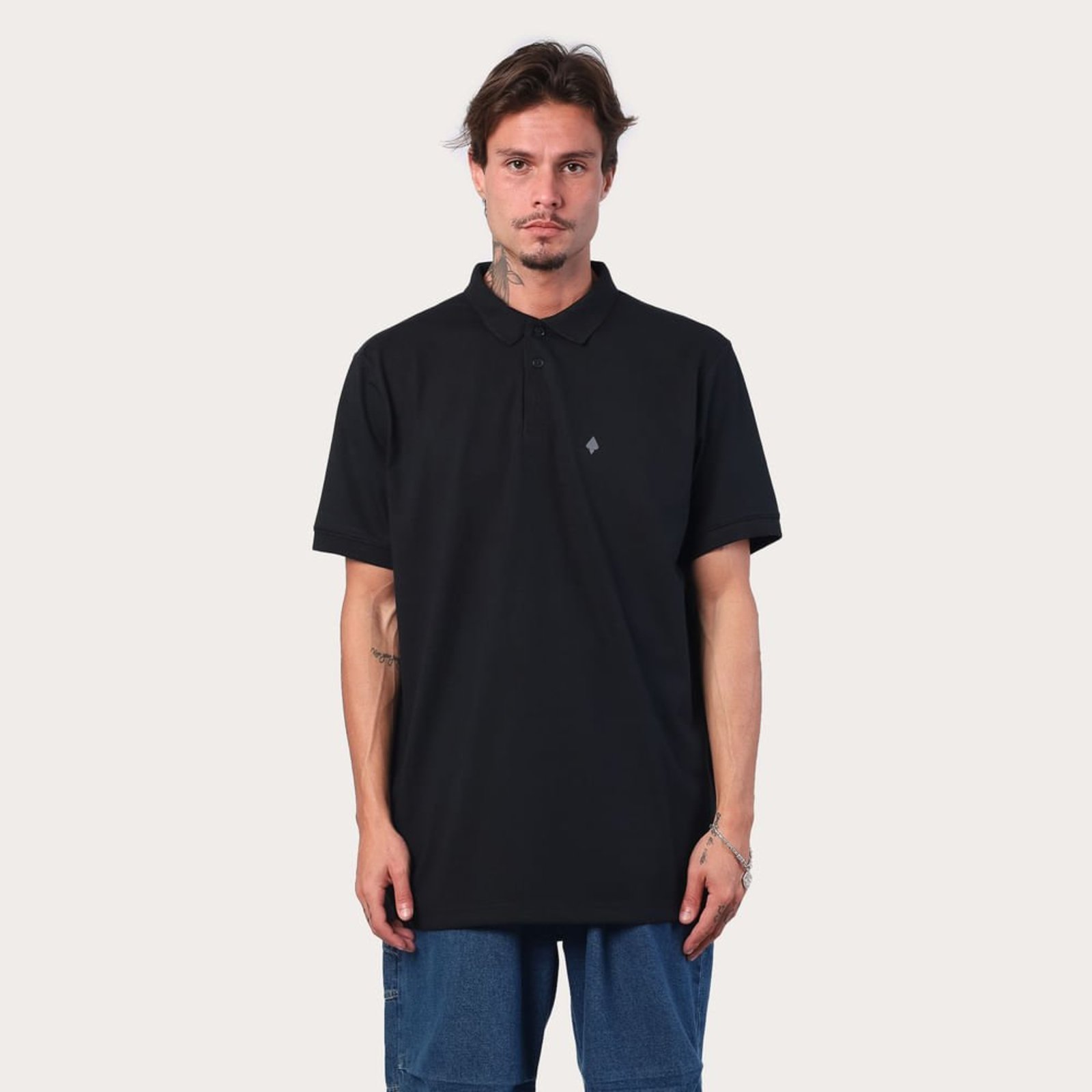 Polo Mcd Core-Preto-G PRETO