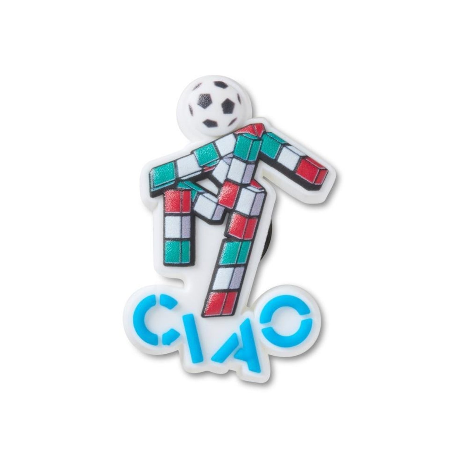 Infantil - Jibbitz™ Mascote Ciao Itália Único Branco