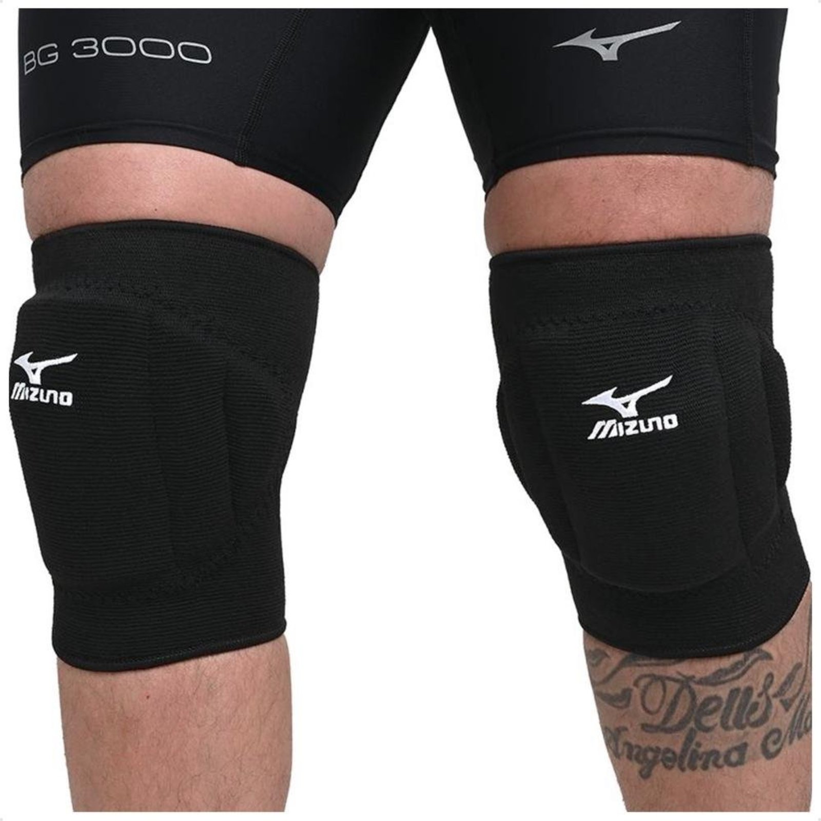 Joelheira Mizuno T10 Plus Unissex Preto
