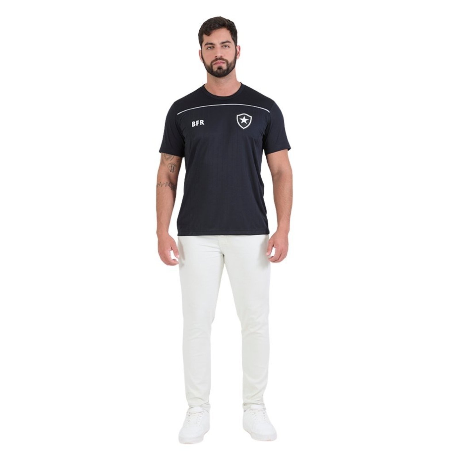 Camiseta Braziline Botafogo Fogo Masculina