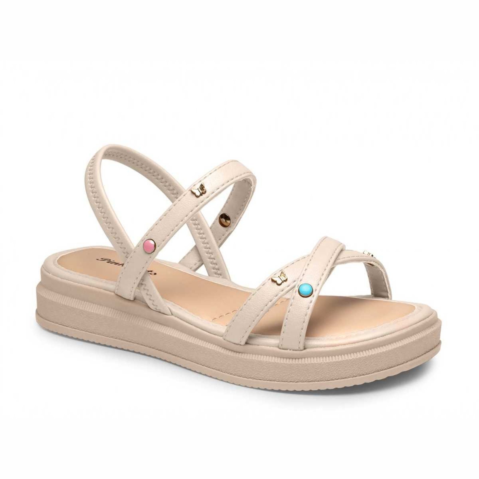Infantil - Sandália Menina Pink Cats Flatform Plataforma