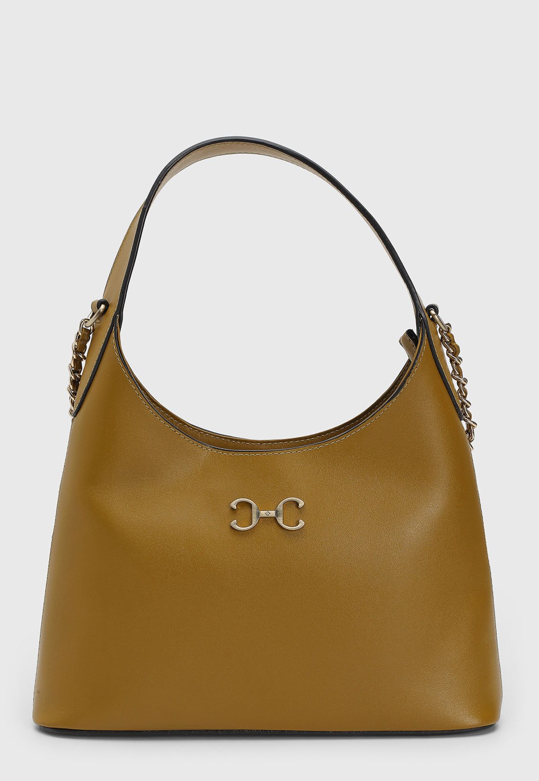 Bolsa Feminina Capodarte Média Alça Corrente Citrino