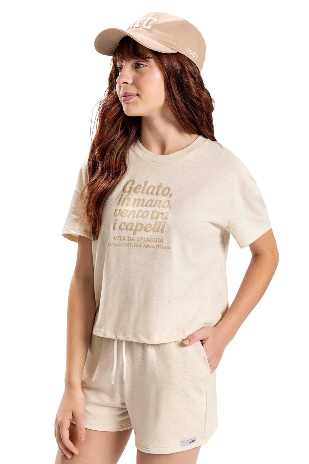Infantil - Conjunto Juvenil Menina Gelato Elian Beats Bege