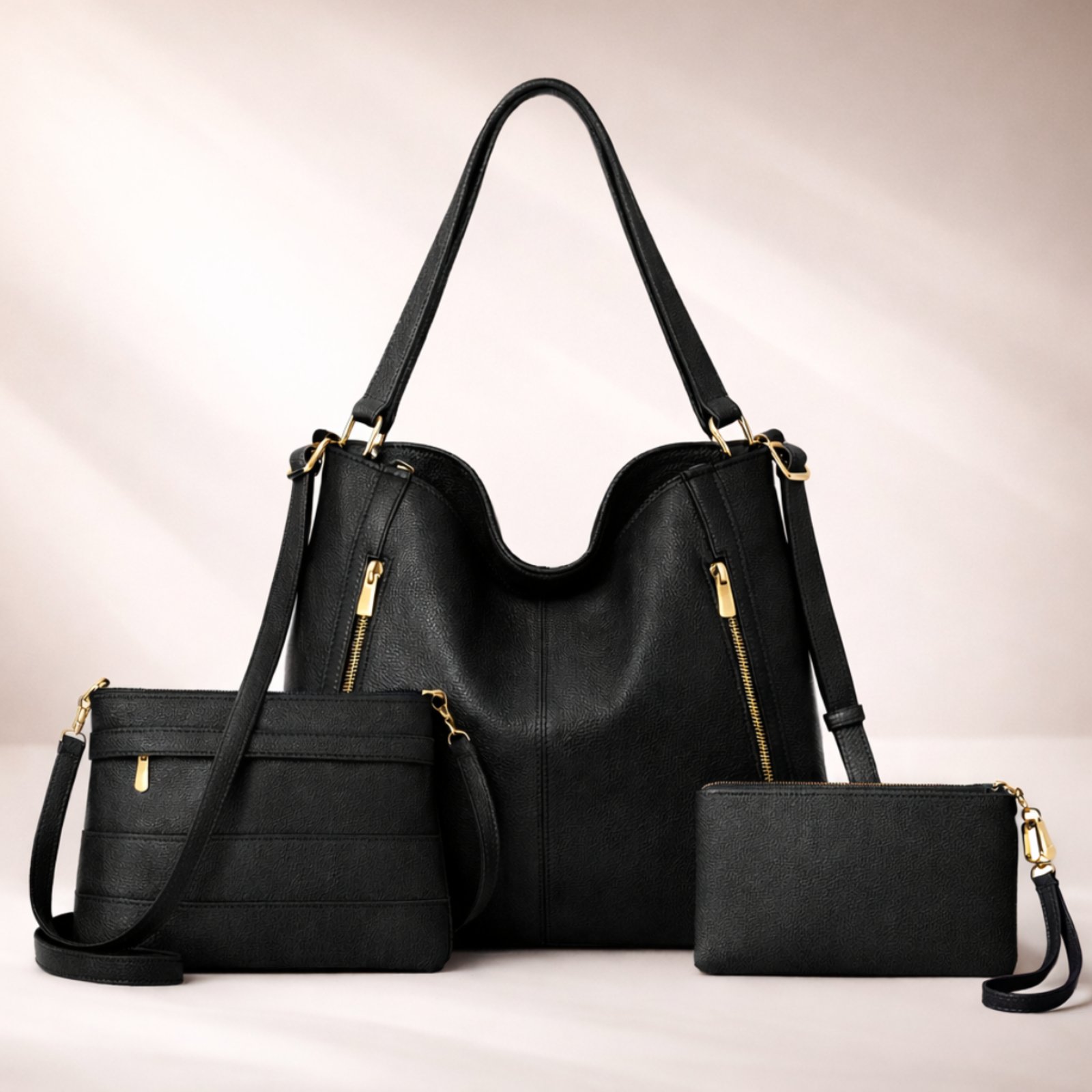 Bolsa Feminina De Ombro Casual Grande Bolsa Transversal Feminina Necessaire Porta Moeda