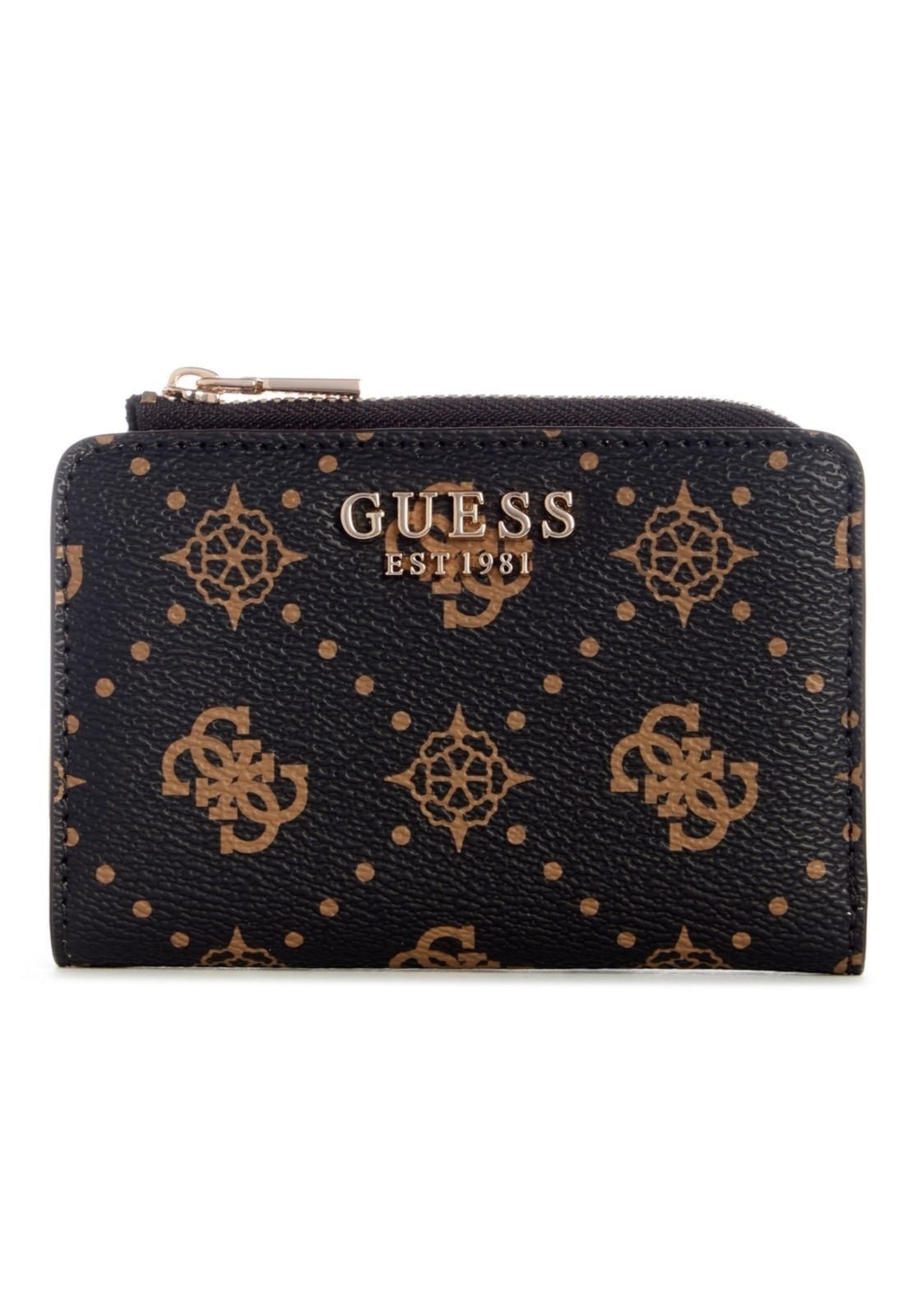 Vista 2 Carteira Guess Carrie Logo Card Case Guess marrom