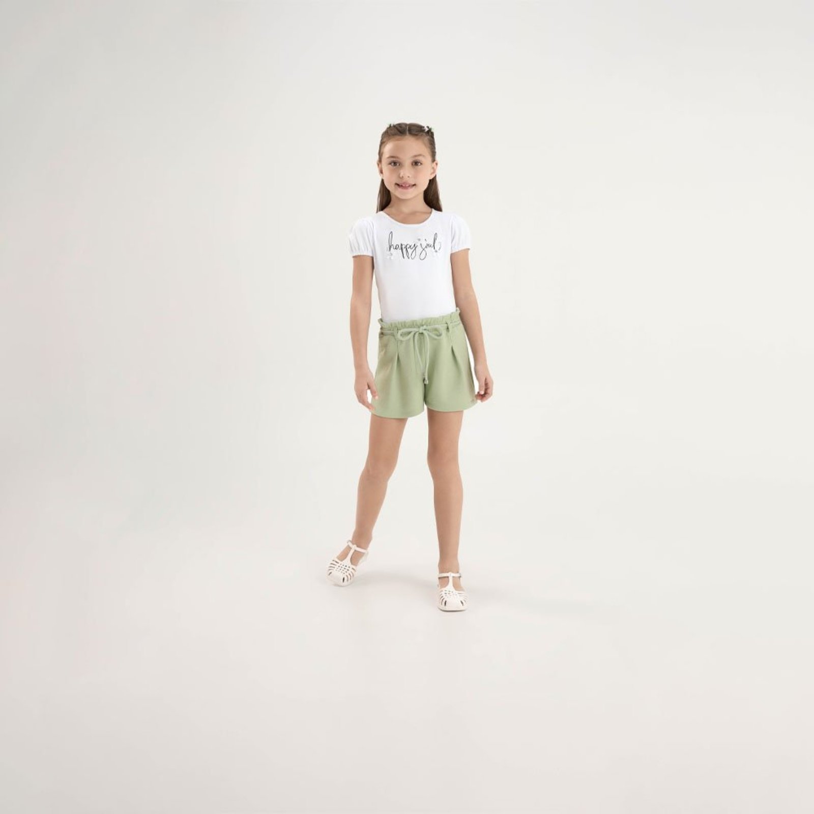 Infantil - Blusa Branco Pulla Bulla Menina - 53805-3