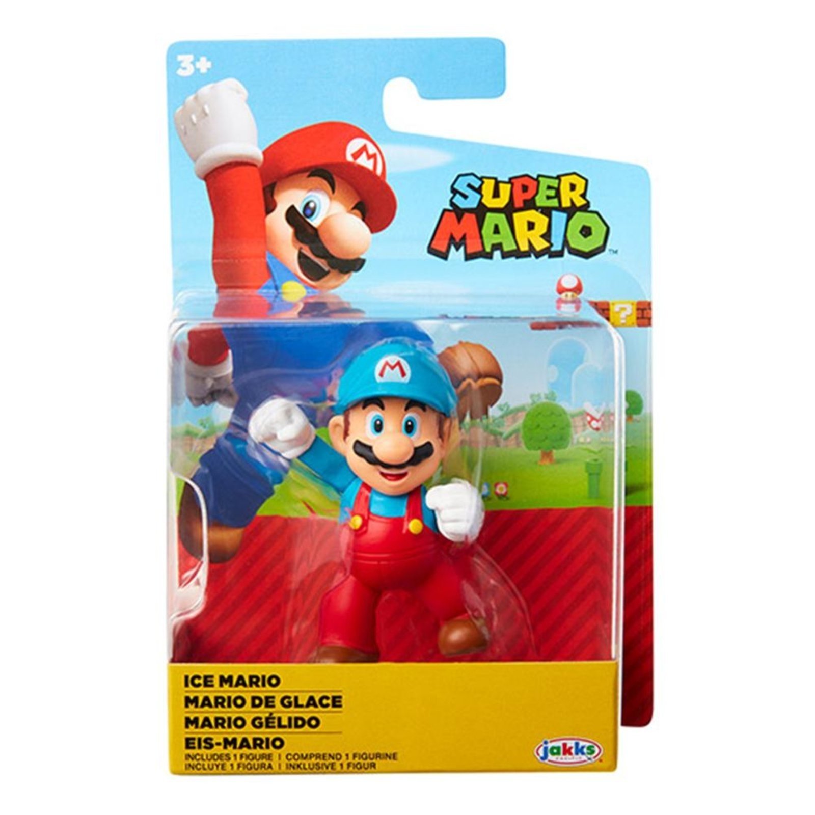 Infantil - Super Mario - Boneco 2.5 polegadas Colecionável - Mario Gélido