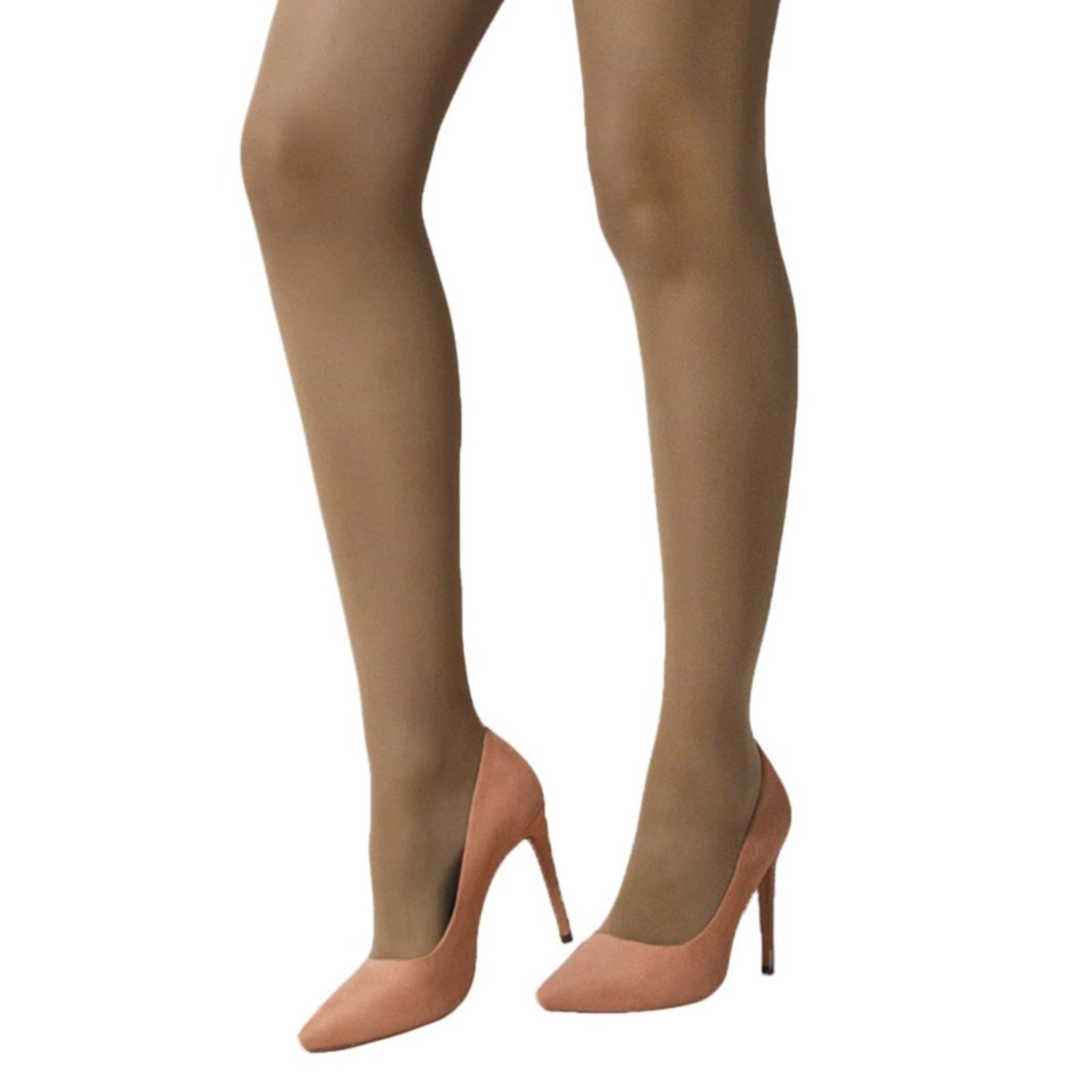 Vista 3 Meia-Calça Selene Básica Fio 15 Feminina marrom SELENE marrom