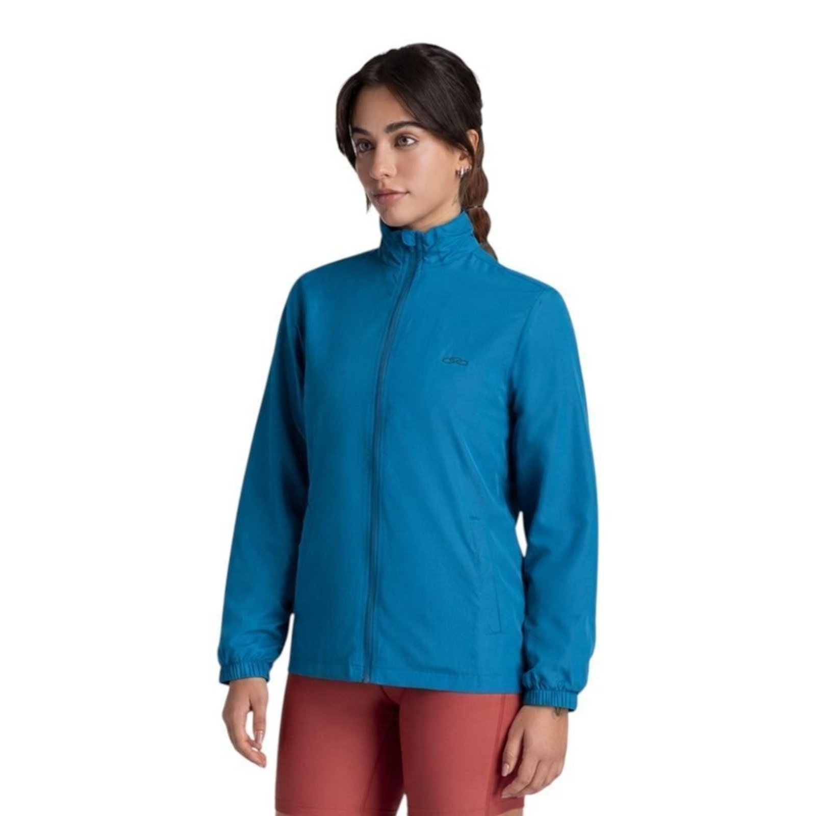 Jaqueta Corta Vento Olympikus Essential Feminina - Azul - Olympikus