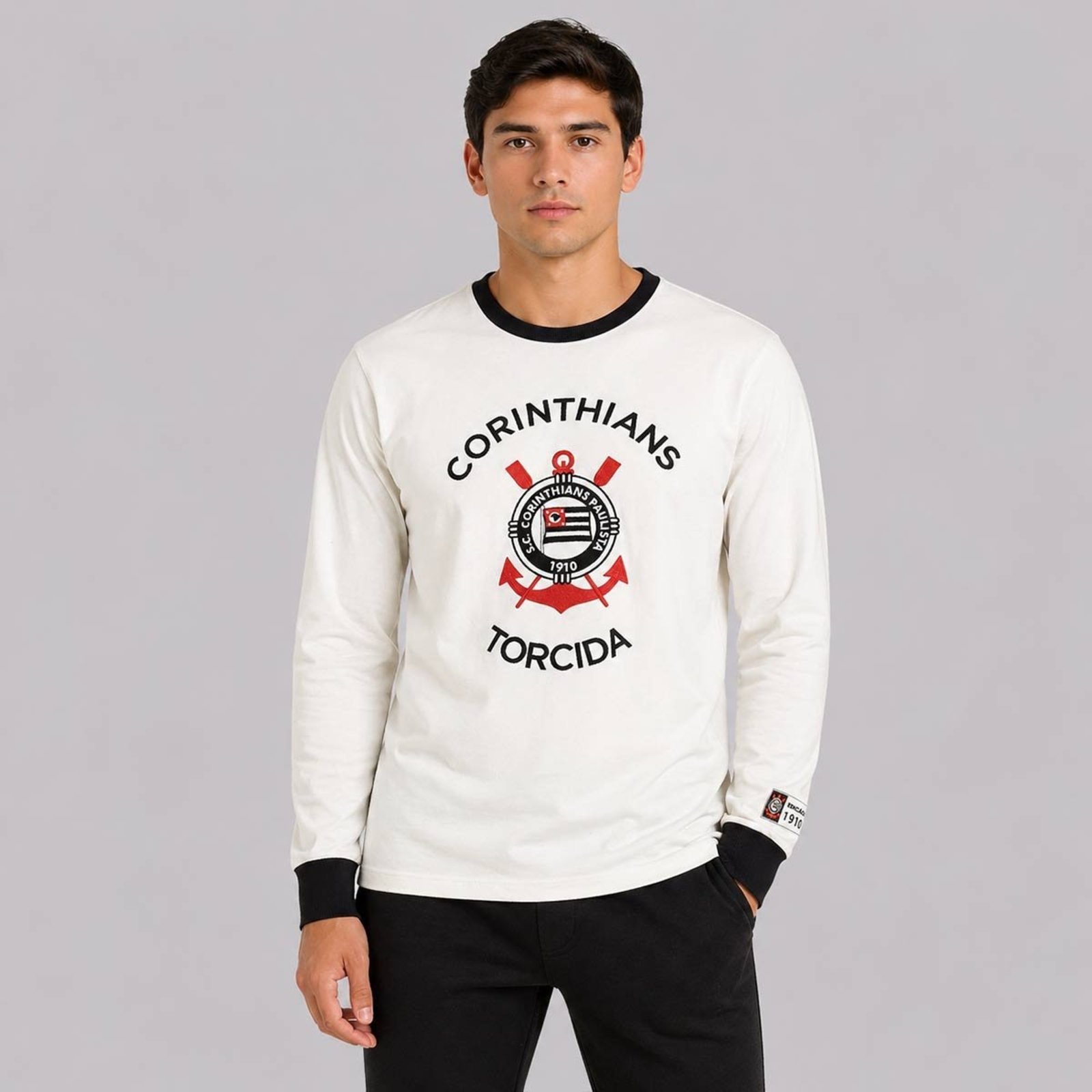 Camisa Corinthians Torcida Malhão Branca