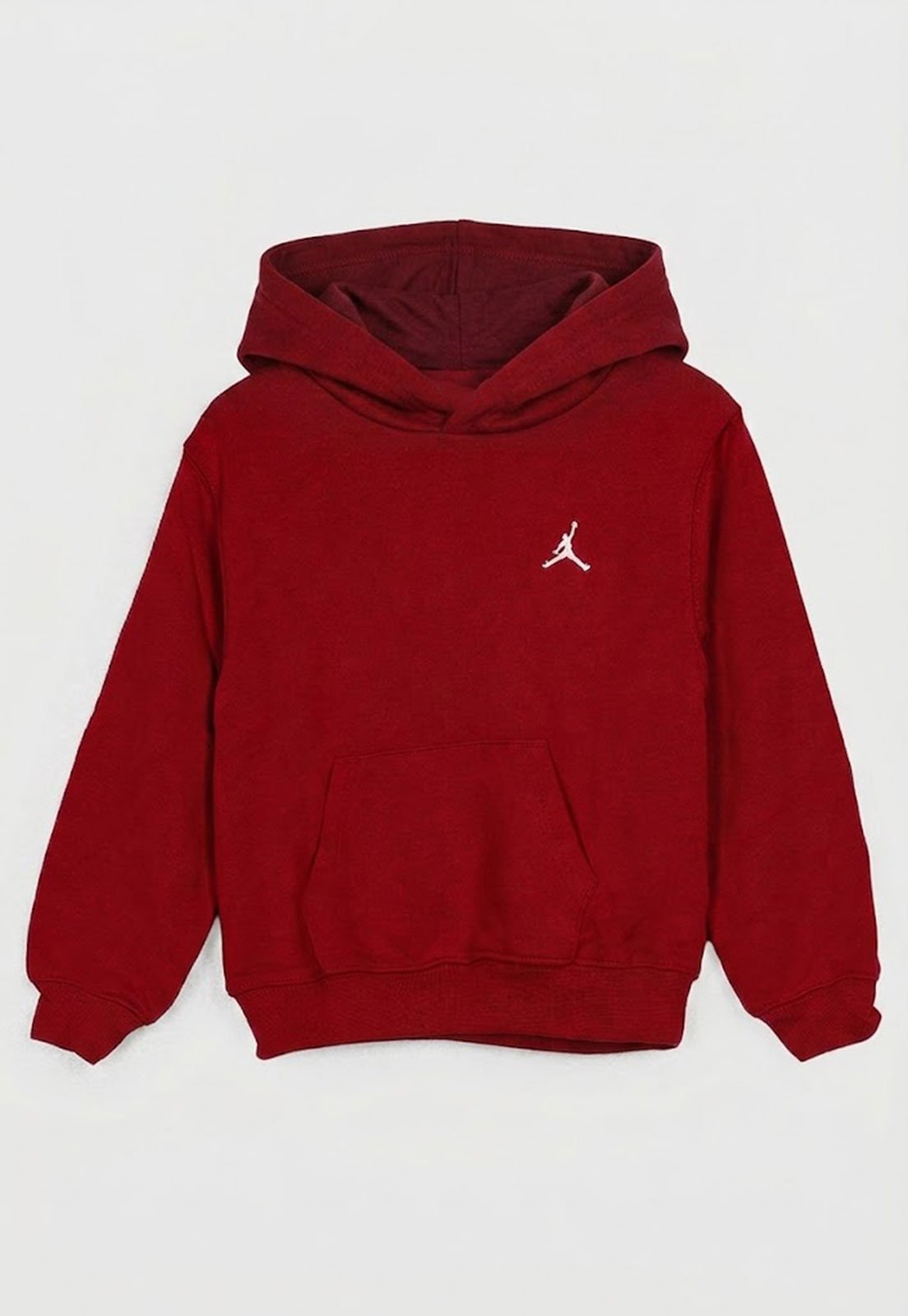 Infantil - Blusa de Moletom Nike Jordan Capuz Vermelho