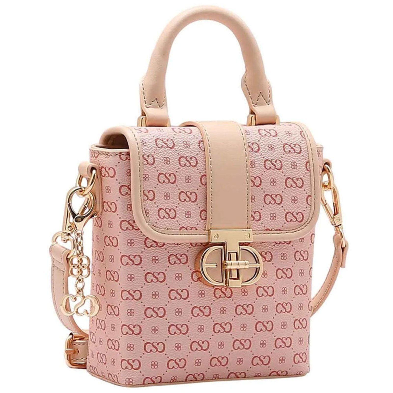 Bolsa Feminina Chenson Cg84972 1824972 Rosê