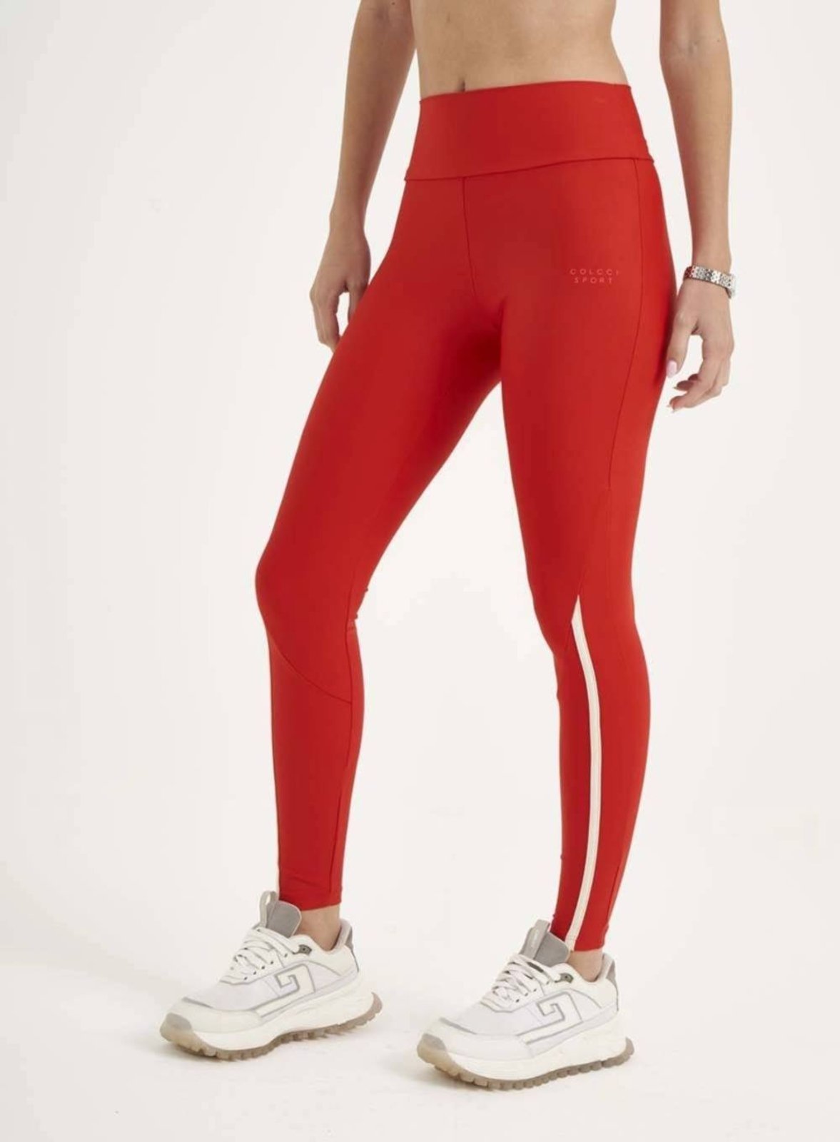 Calca Legging Colcci Sport Perfect Fit Feminina Vermelho