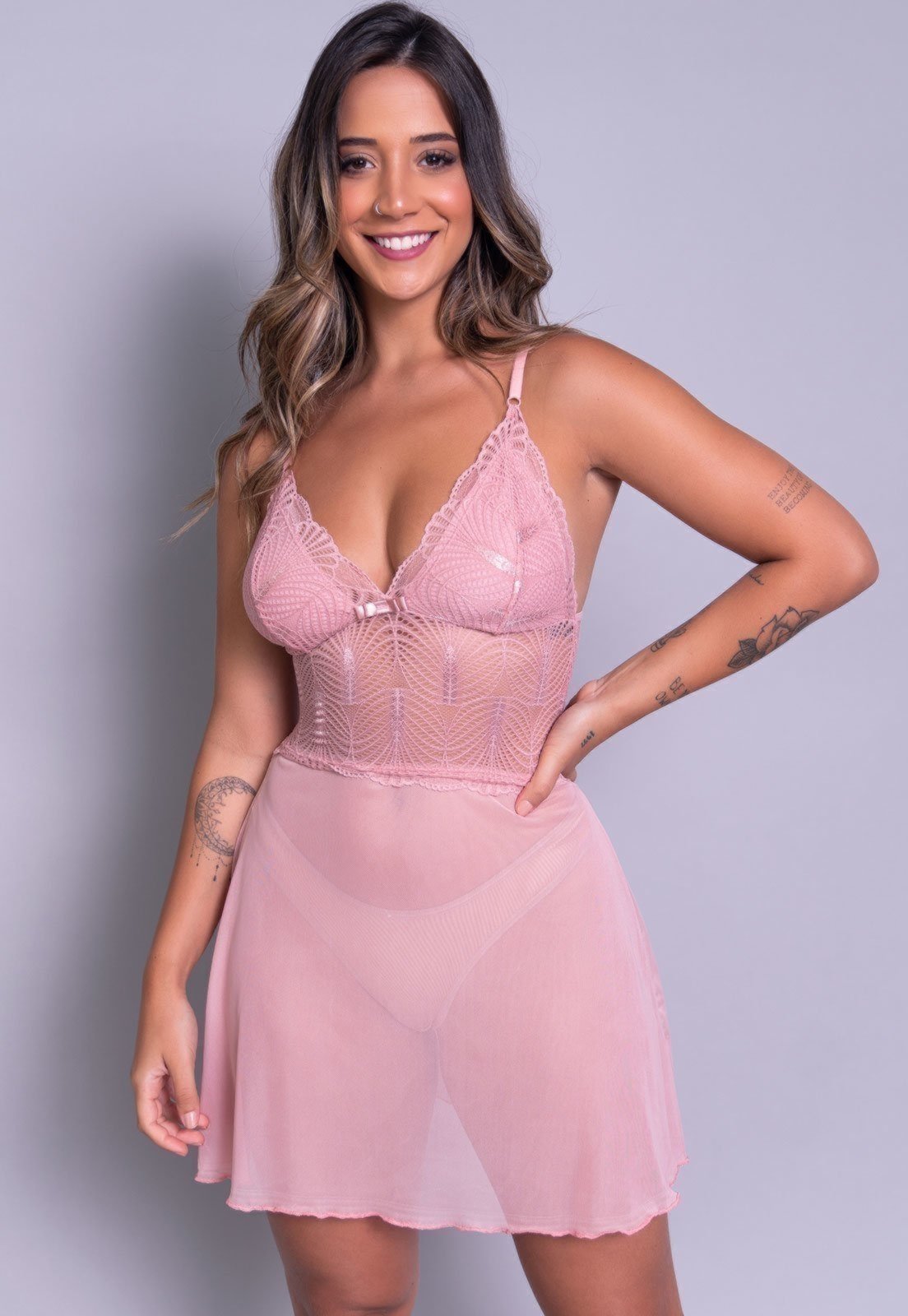 Camisola Feminina WLS Modas Sexy Sem Bojo Joana Rosa