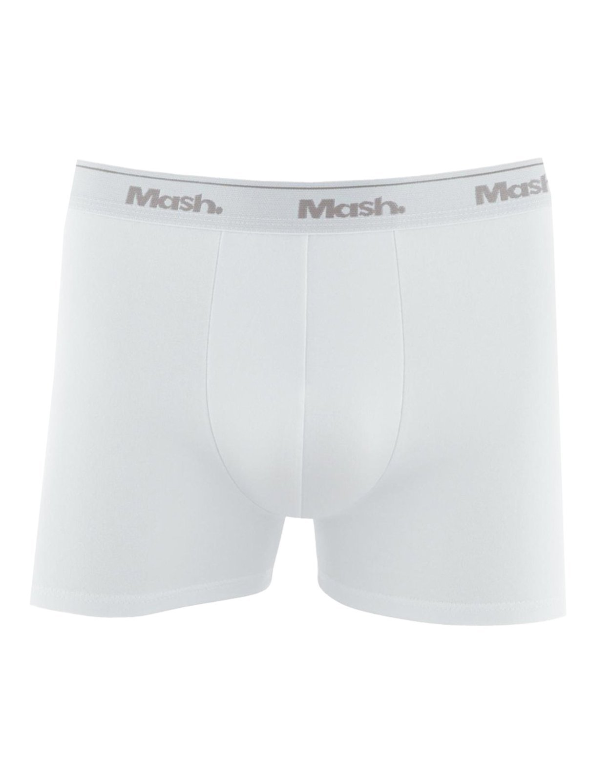 Vista 3 Cueca Mash Boxer Cotton Basic Branca/ Preta Pack 2UN branco/preto MASH branco/preto