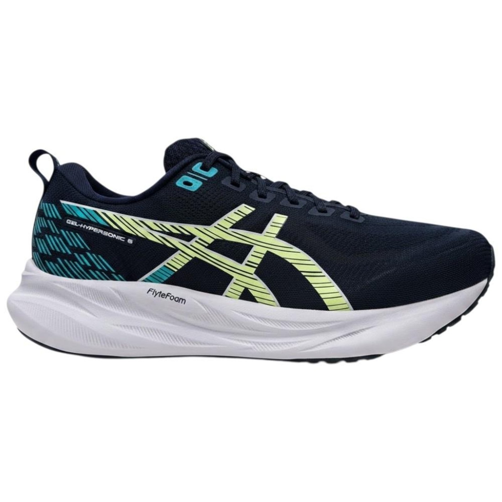 Tênis Asics Gel-Hypersonic 6 Azul Marinho e Verde Masculino Azul