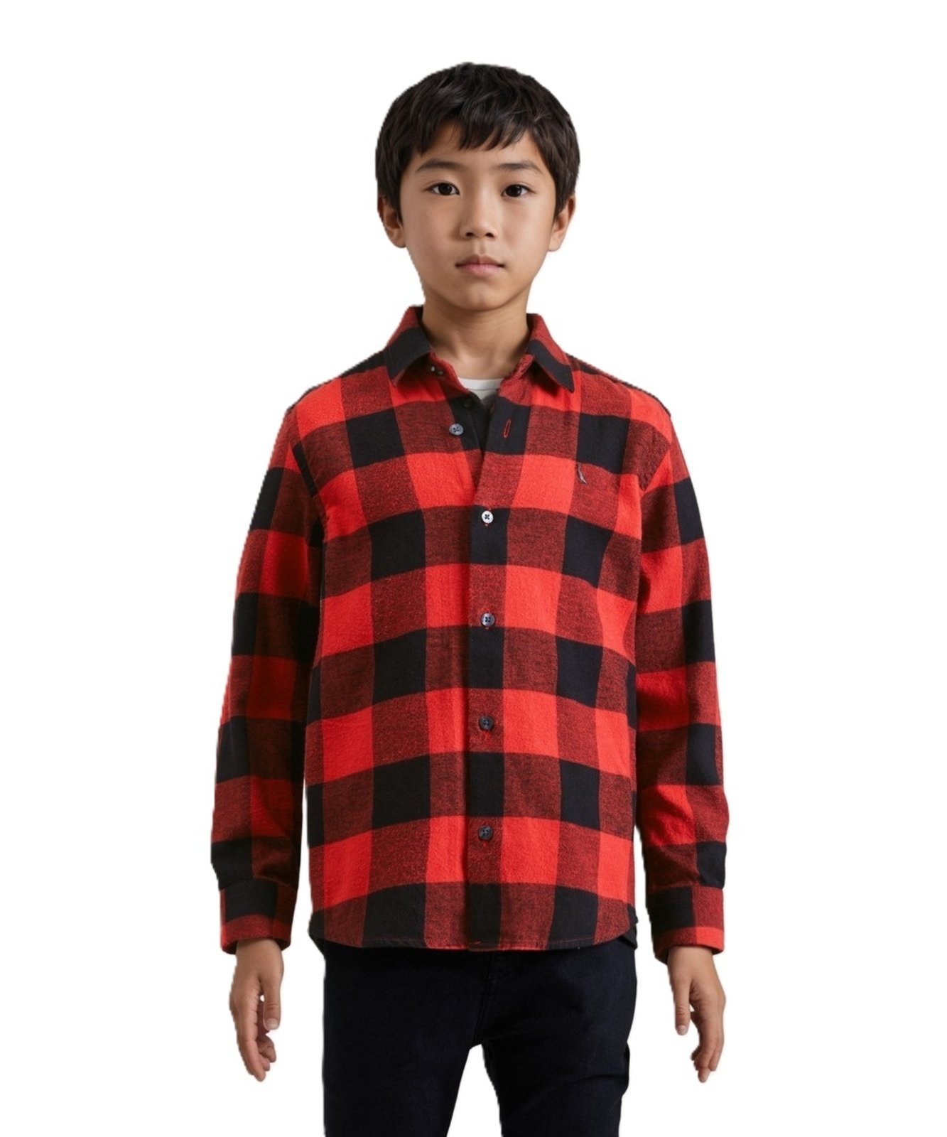 Infantil – Camisa Tp Flanela Xadrez Buck Reserva Mini