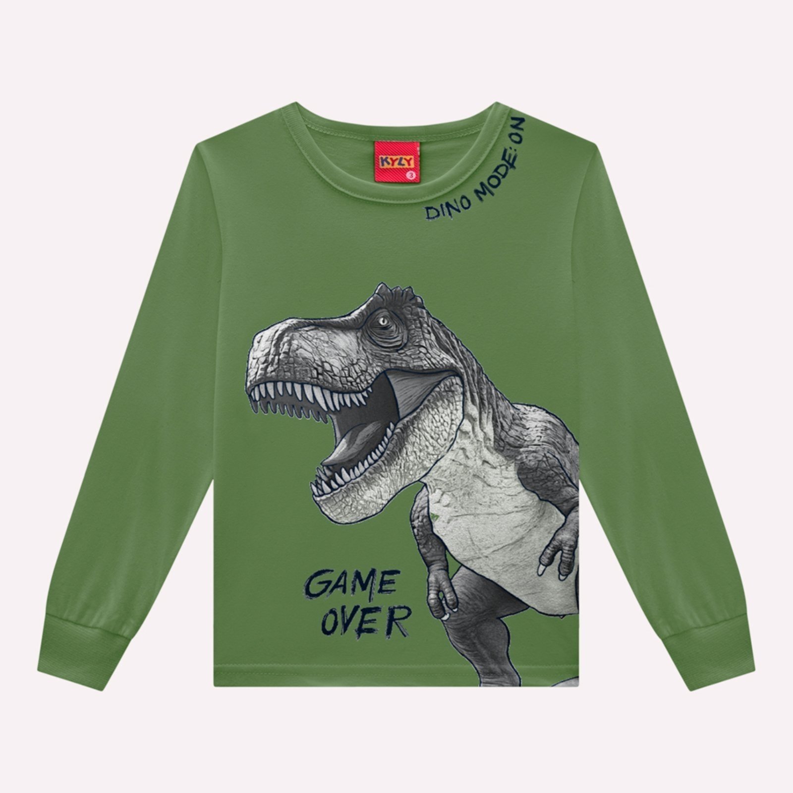 Infantil - Camiseta Menino Dinossauro Kyly