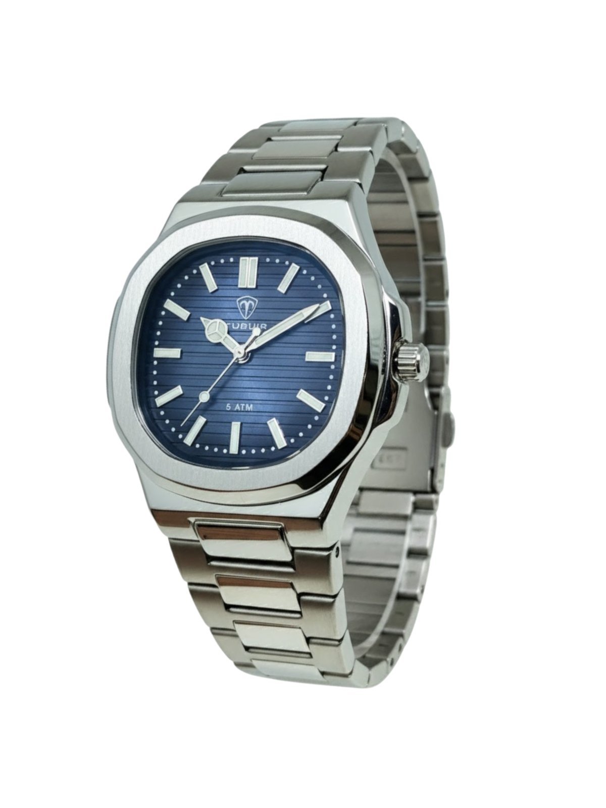 Relógio Masculino Tuguir Analógico 9218 Prata e Azul