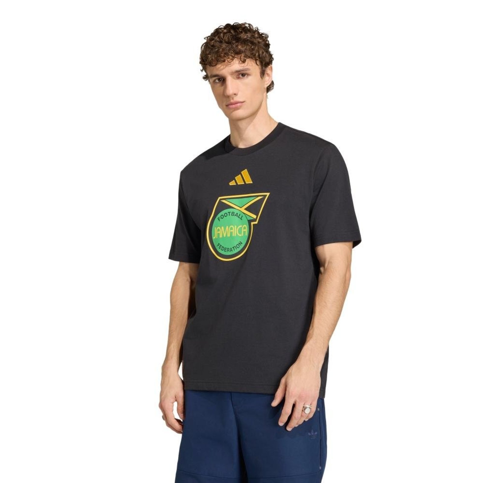 Camiseta Estampada DNA Jamaica x Bob Marley adidas Performance Preto