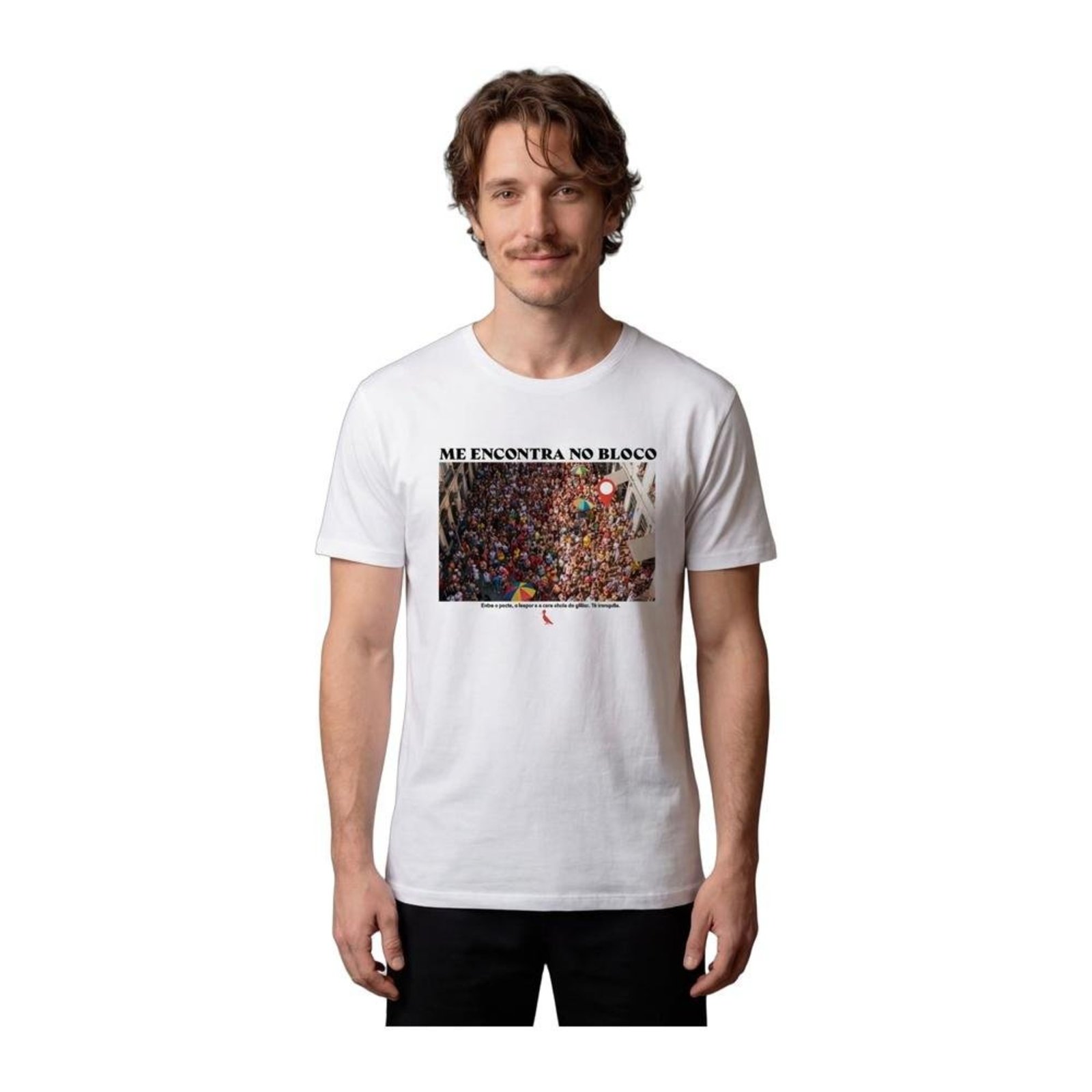 Camiseta Est Me Encontra No Bloco Reserva