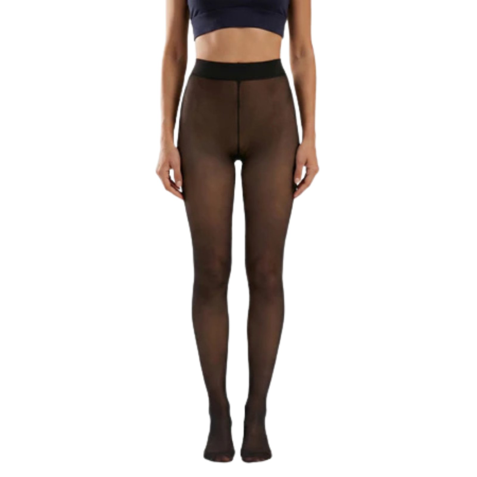 Meia-Calça Térmica Peluciada Para Inverno Feminina Forrada Alta Elasticidade