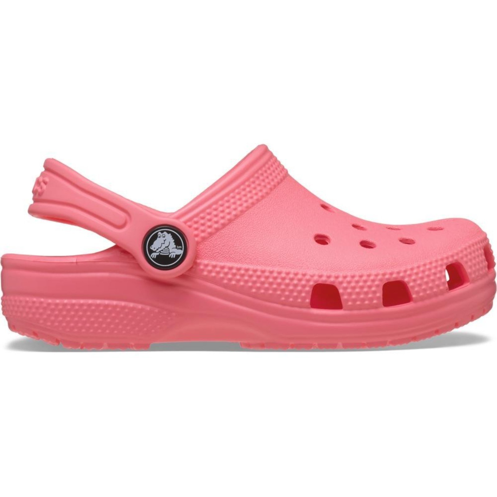 Vista 2 Infantil - Sandália Crocs Classic Clog T Guava rosa Crocs rosa