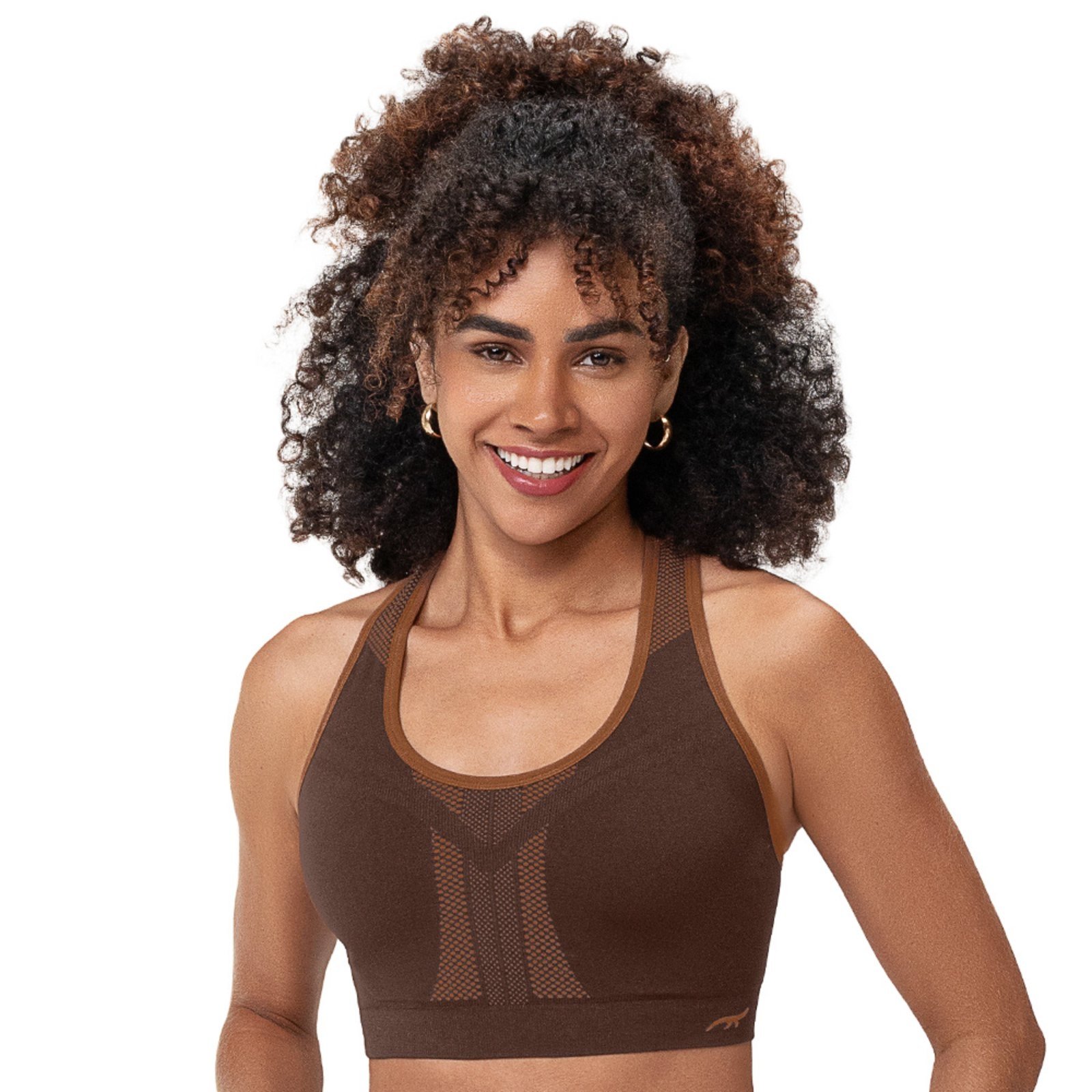 Top Fitness Discovery Dupla Face Avelã Zee Rucci