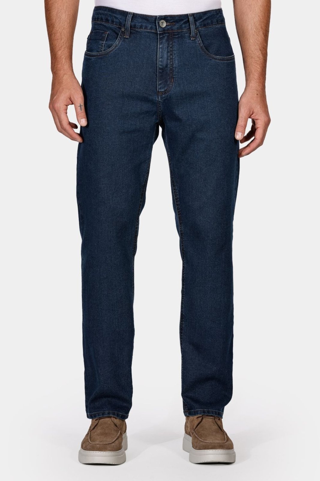 Calça Aramis Jeans Regular Escura Azul - 40