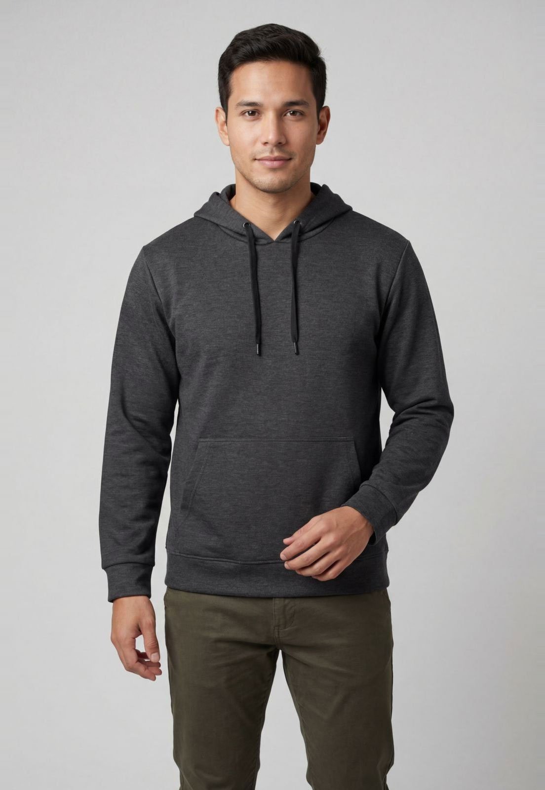 Blusa de Moletom Masculina Broken Rules Capuz Cinza
