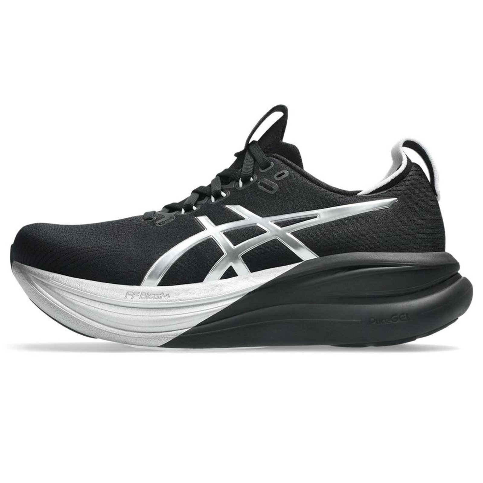Vista 2 Tênis ASICS GEL Nimbus 28 Tr - Masculino - Prata preto ASICS preto
