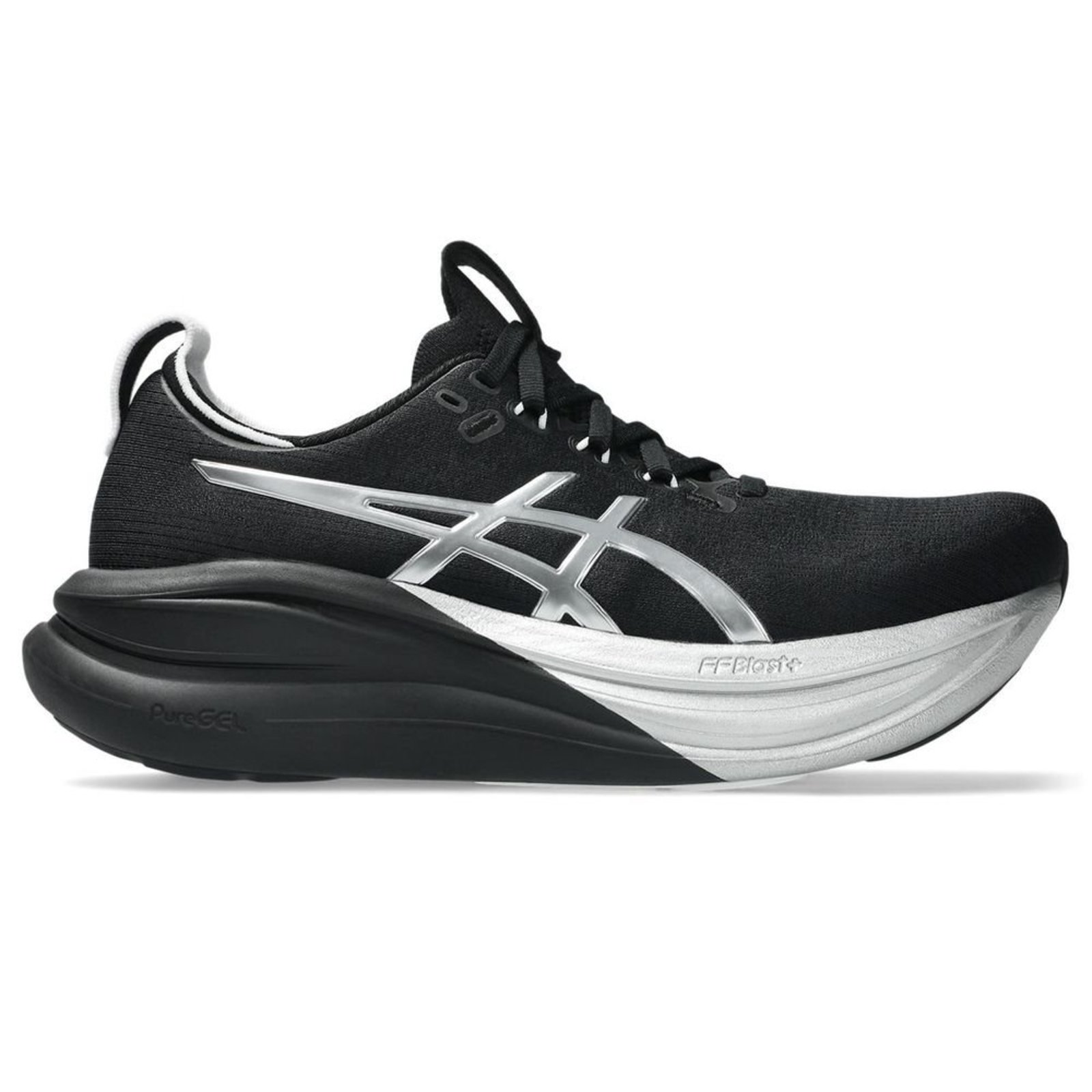 Vista 3 Tênis ASICS GEL Nimbus 28 Tr - Masculino - Prata preto ASICS preto