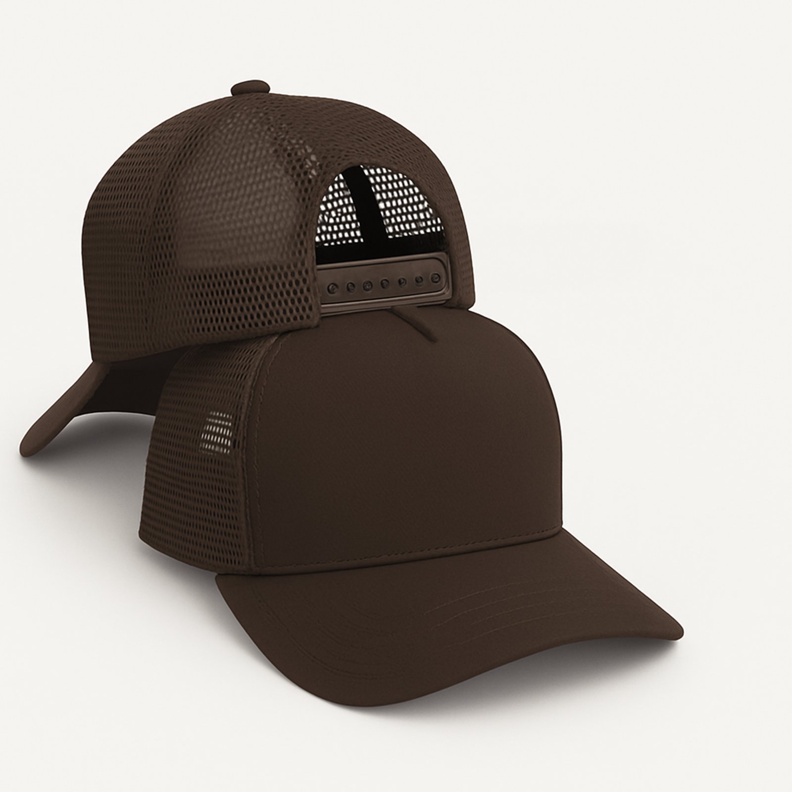 Boné Masculino De Telinha Aba Curva Liso Rendinha Trucker