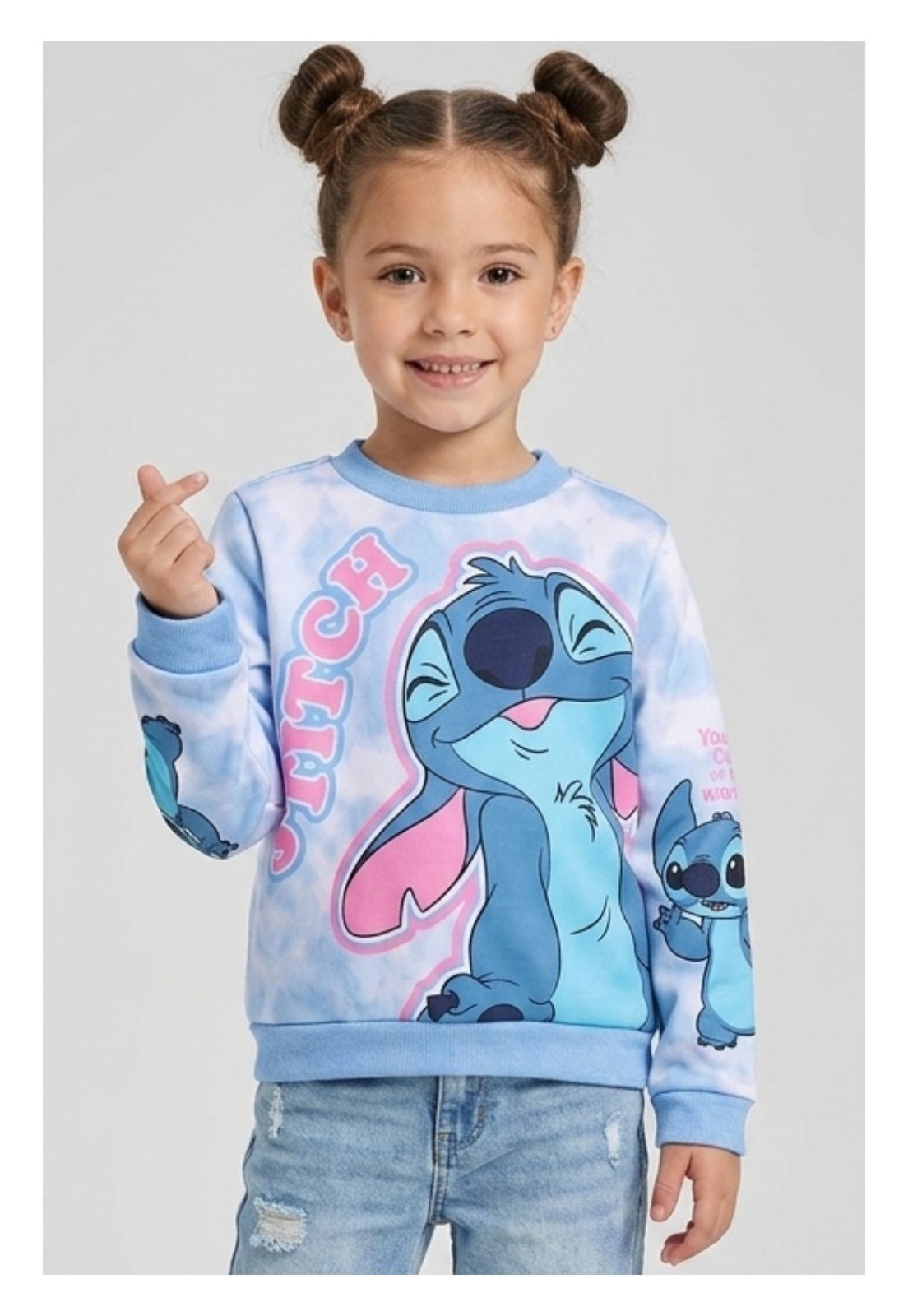 Infantil - Casaco Disney Feminino Stitch