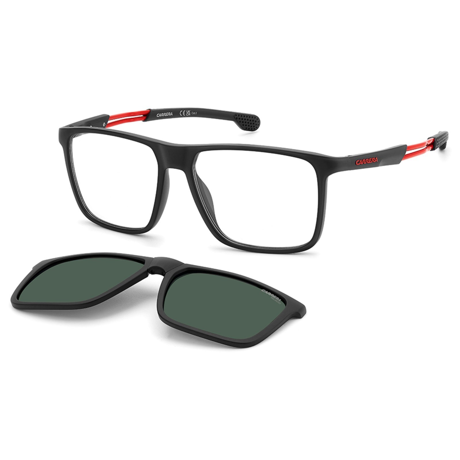 Vista 2 Armação de Óculos Clip On Carrera Ca 4020/Cs BLX Dobrável preto Carrera preto