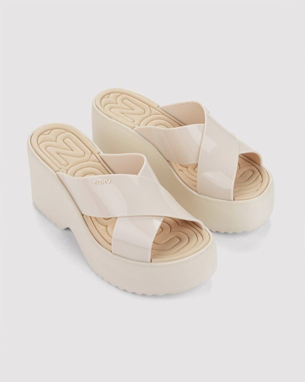 Plataforma Feminina Zaxy Dream Off-white