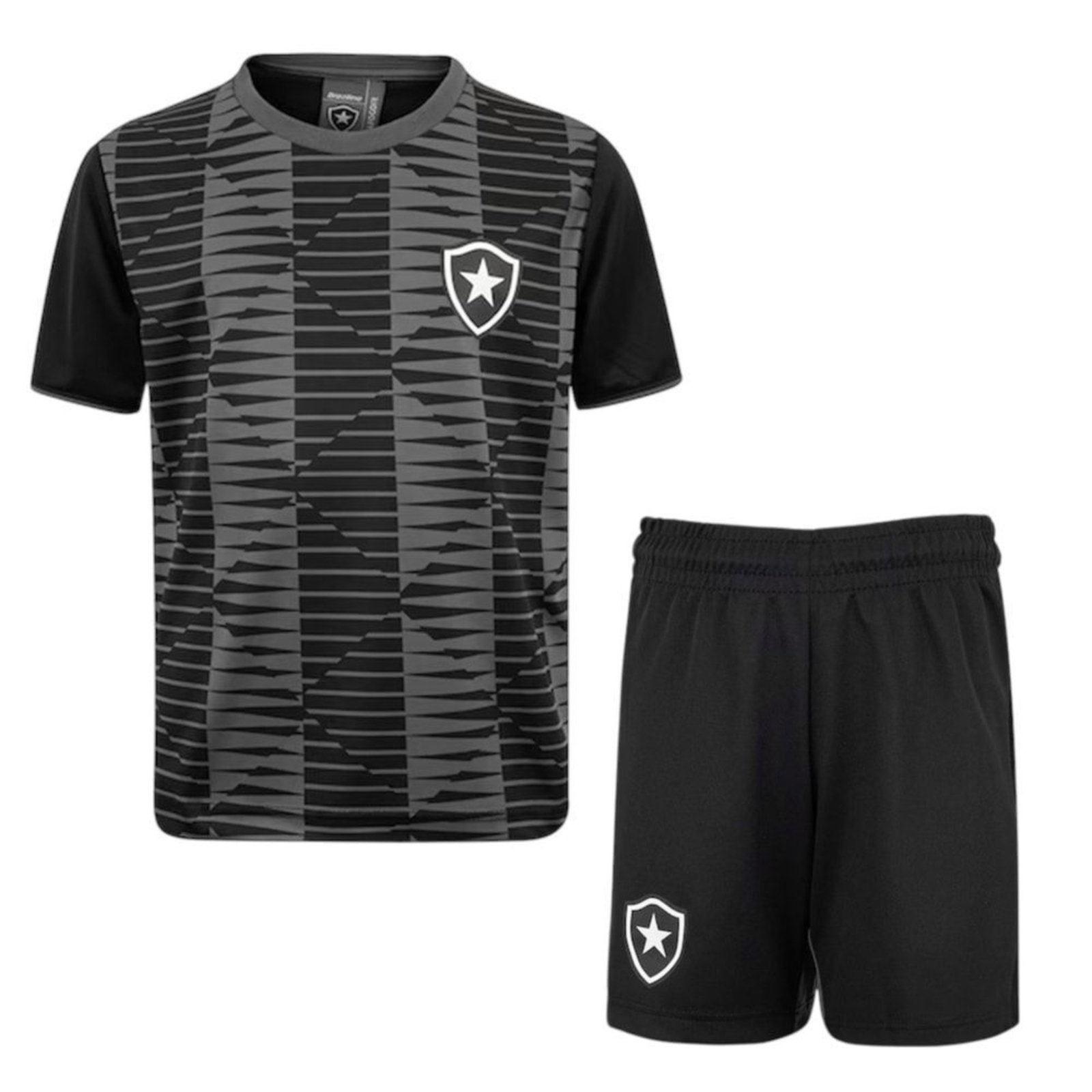 Infantil - Conjunto Braziline Botafogo Mini Craque - Preto - braziline