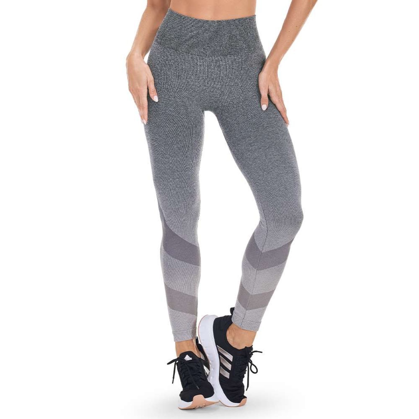 Calça Legging Mescla Jacquard Degradê sem Costura Névoa Zee Rucci