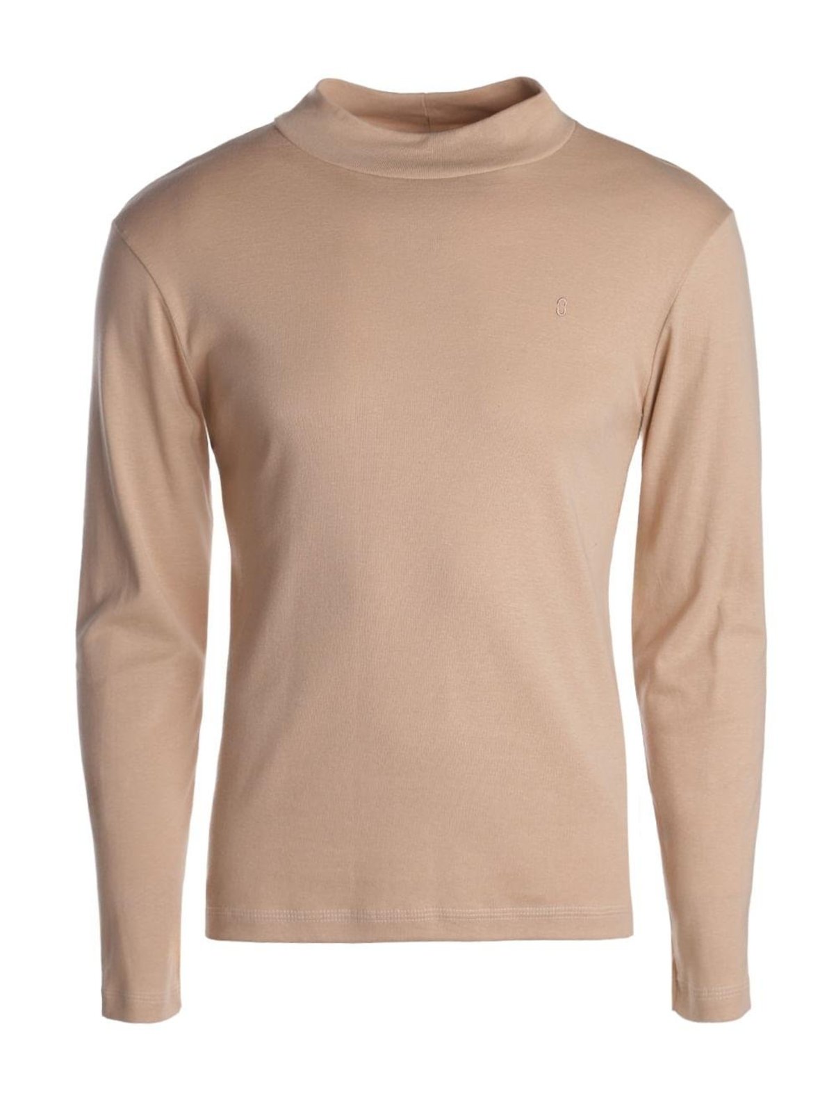 Camiseta Gola Alta Manga Longa Masculina BEGE