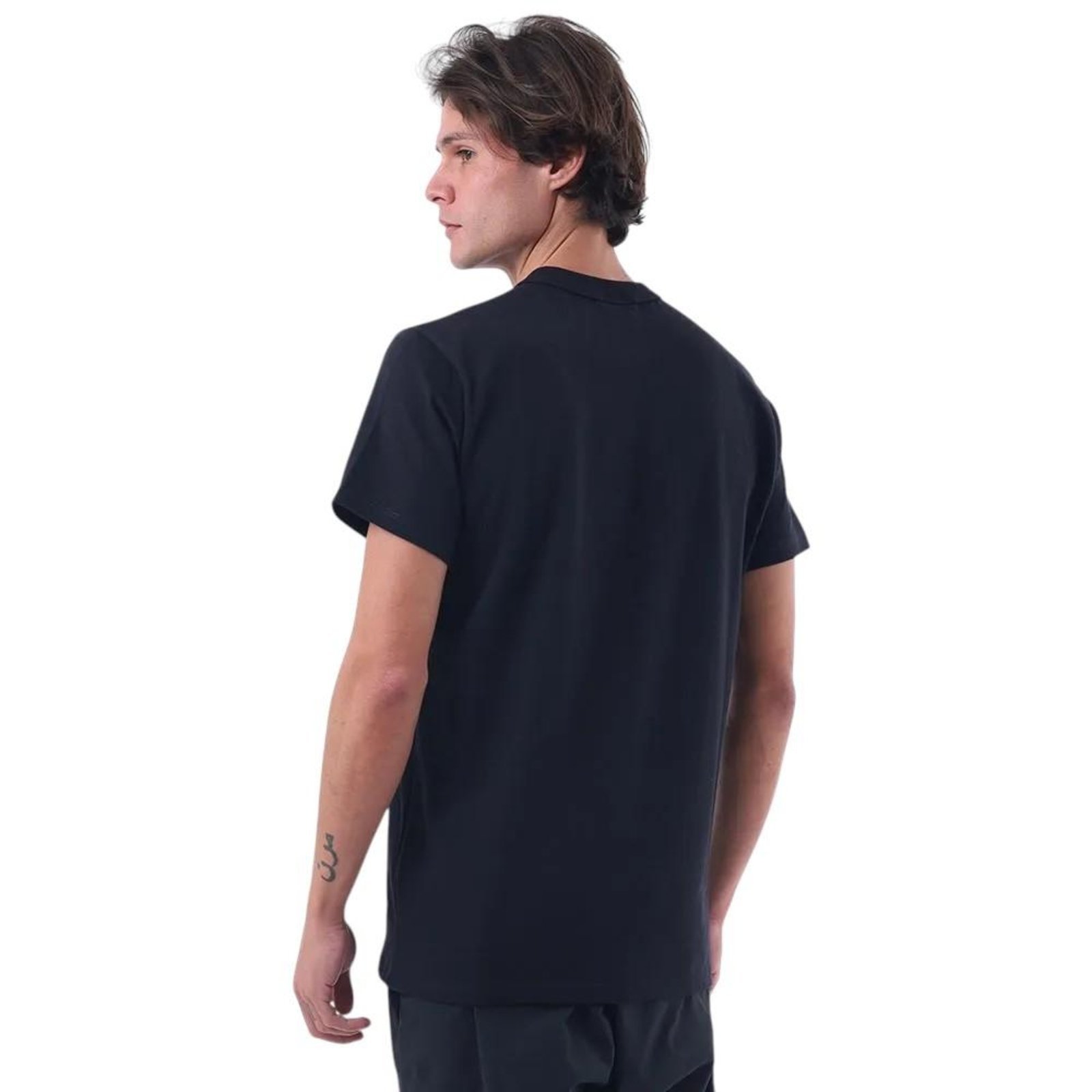 Vista 3 Camiseta Champion Malhão Heritage Masculino preto Champion preto